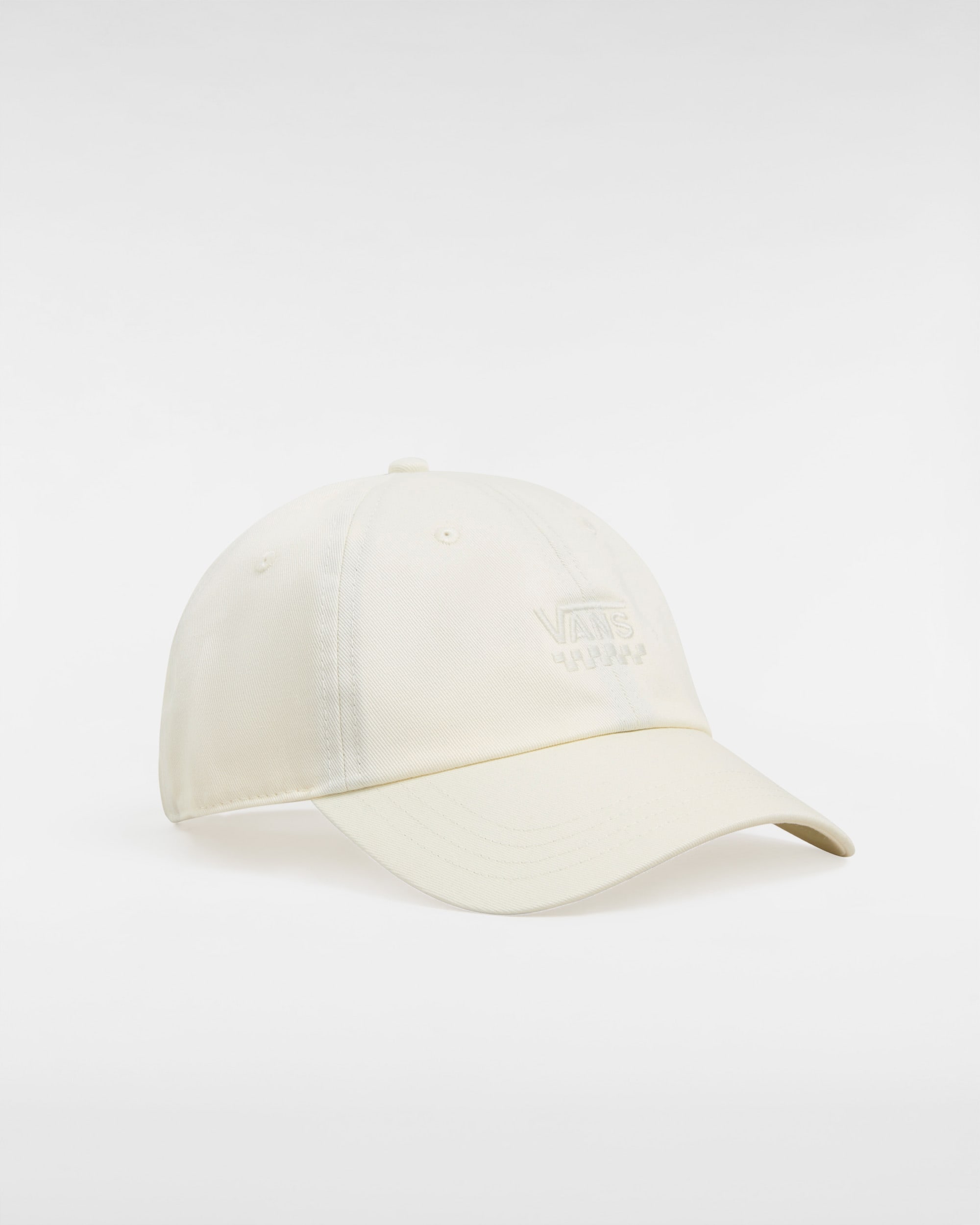 Court Side Curved Bill Jockey Hat VANS White HERO