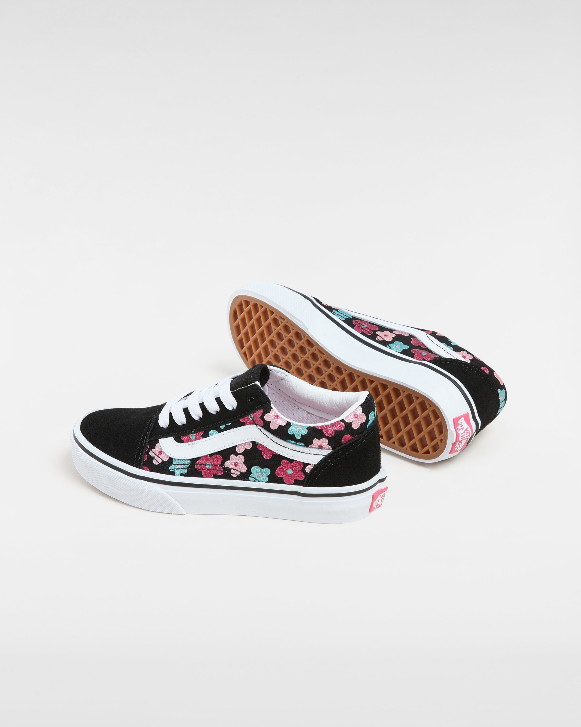 Kids Old Skool Glitter Shoes  48 Years VANS Multicolour ALT2