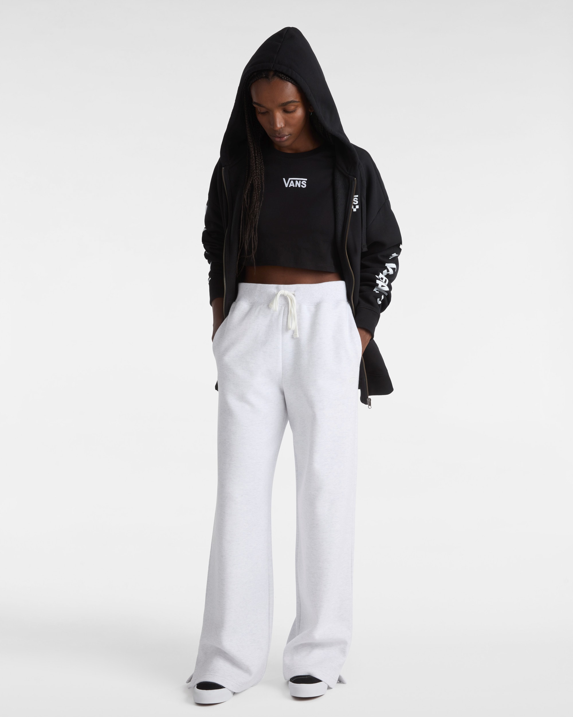 Felpa con cappuccio oversize Extra Fun con  intera VANS Nero ALT5