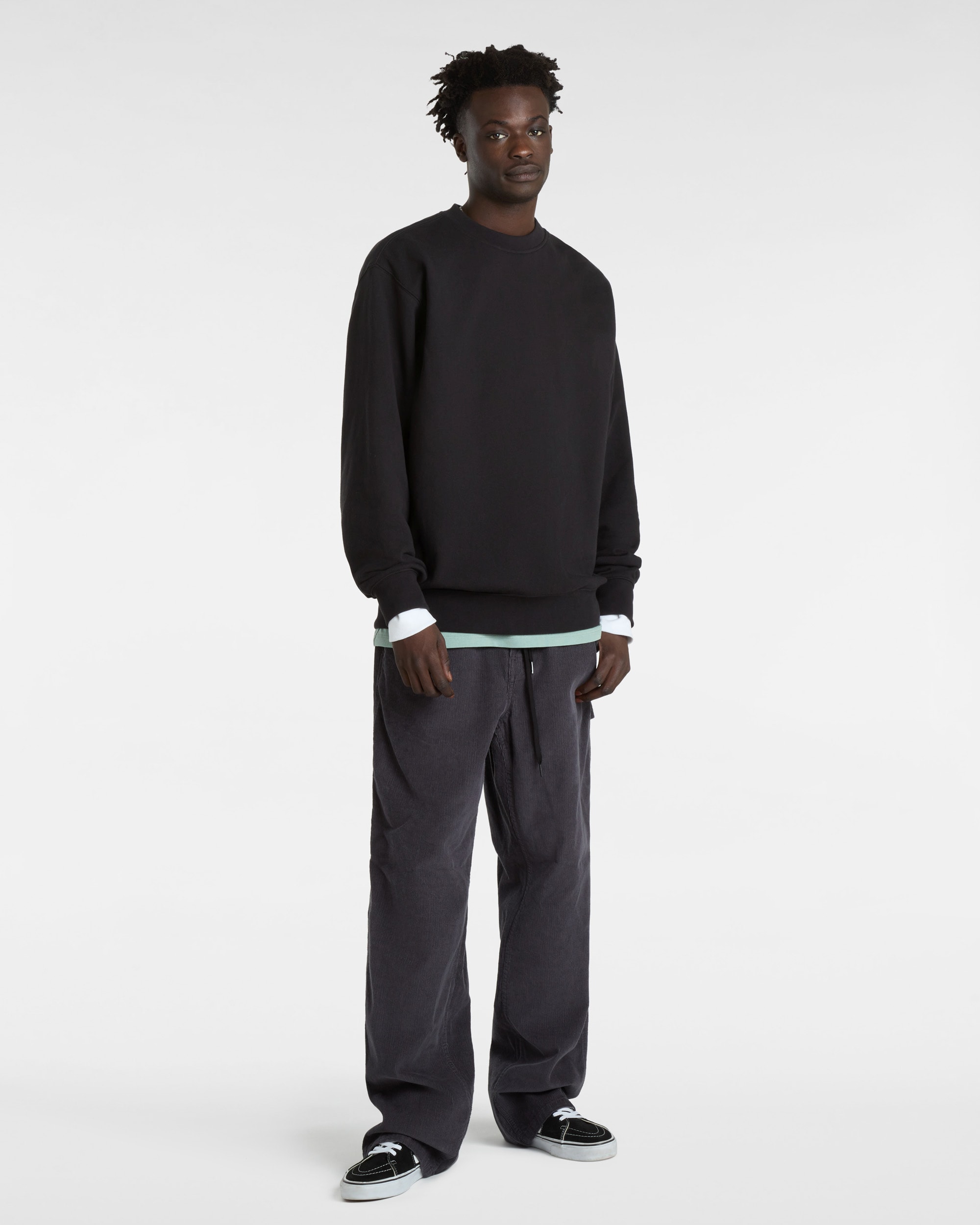 Sudadera de corte holgado y cuello redondo Original Standards VANS Negro ALT5