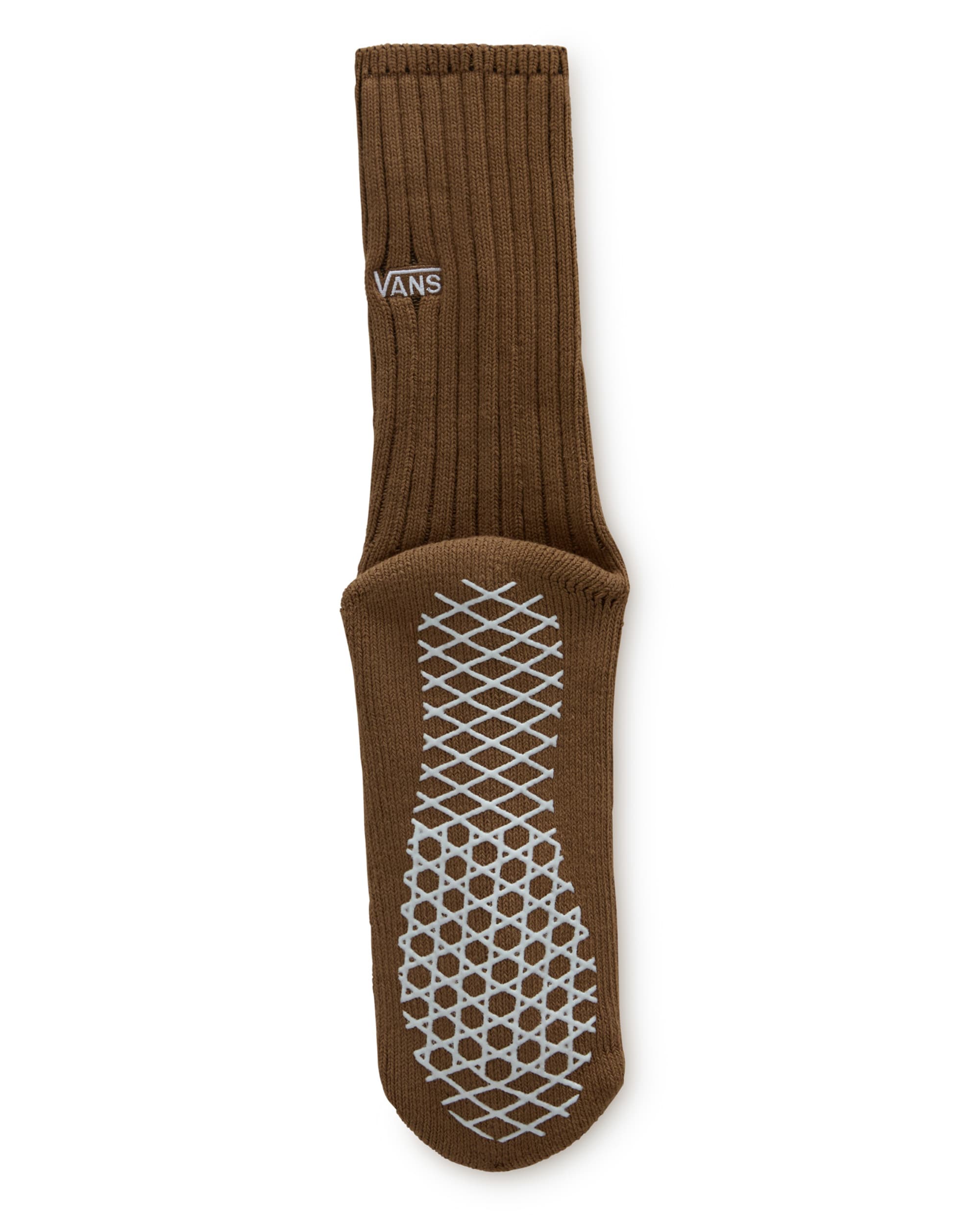 ComfyCush Crew Socks 1 Pair VANS Brown ALT2
