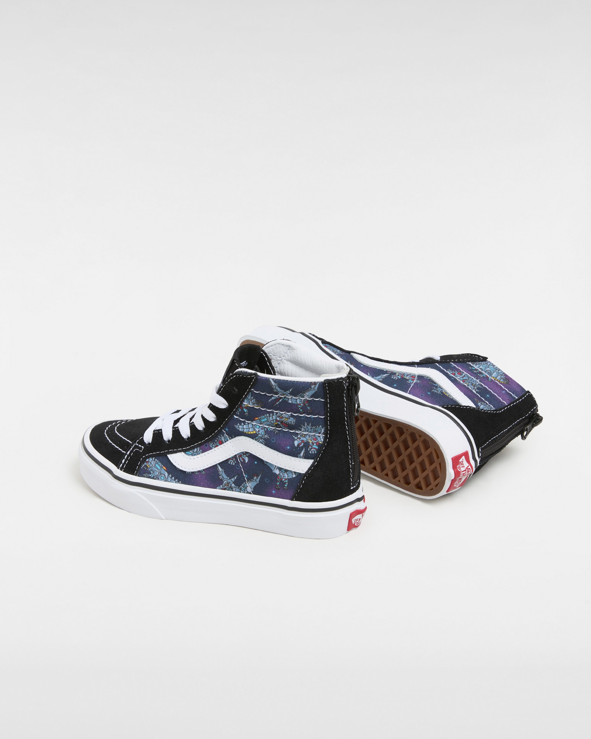 Zapatillas de nios Sk8Hi con cremallera de 4 a 8 aos VANS Azul ALT2