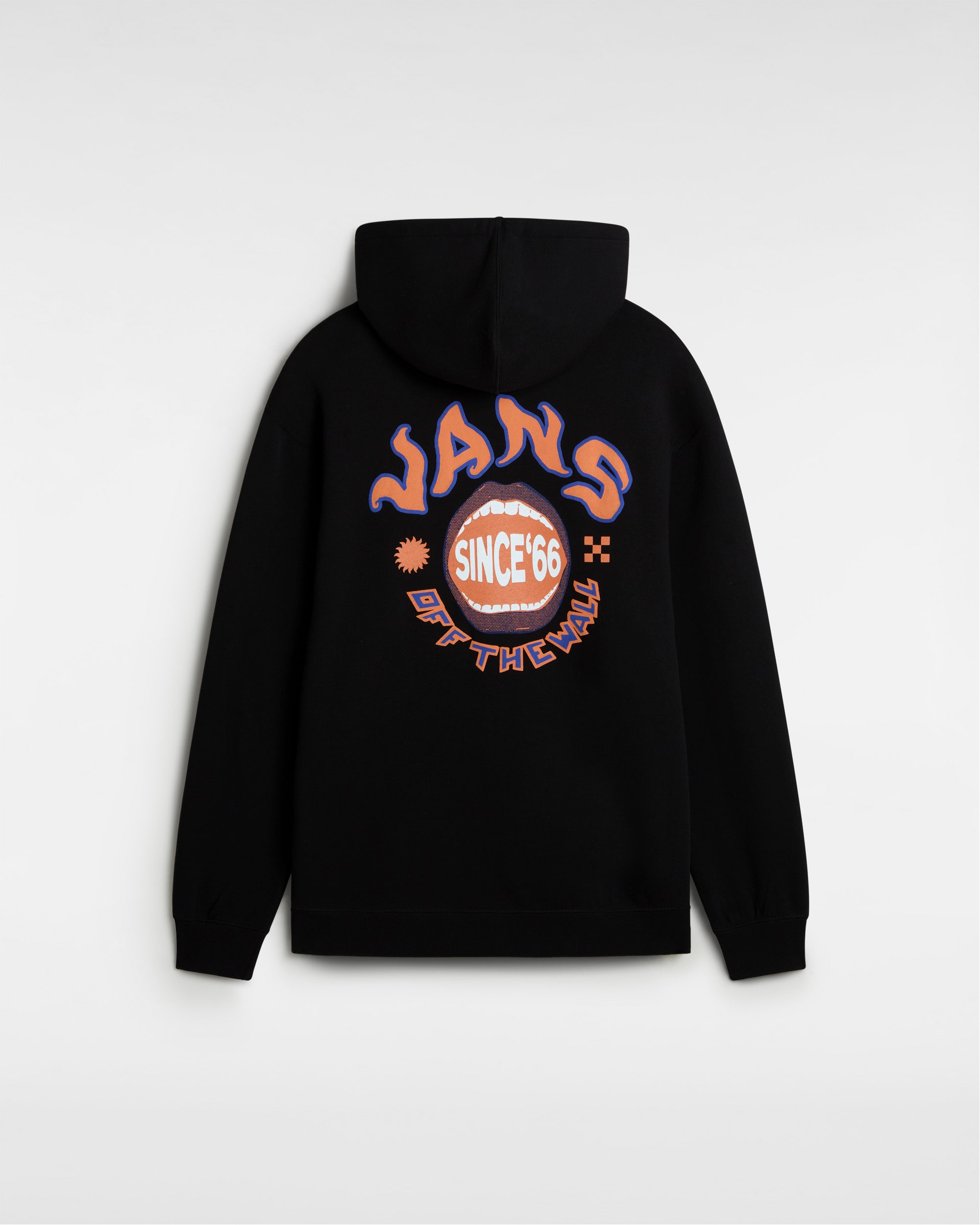 Open Mouth Loose Pullover Hoodie VANS Black ALT1