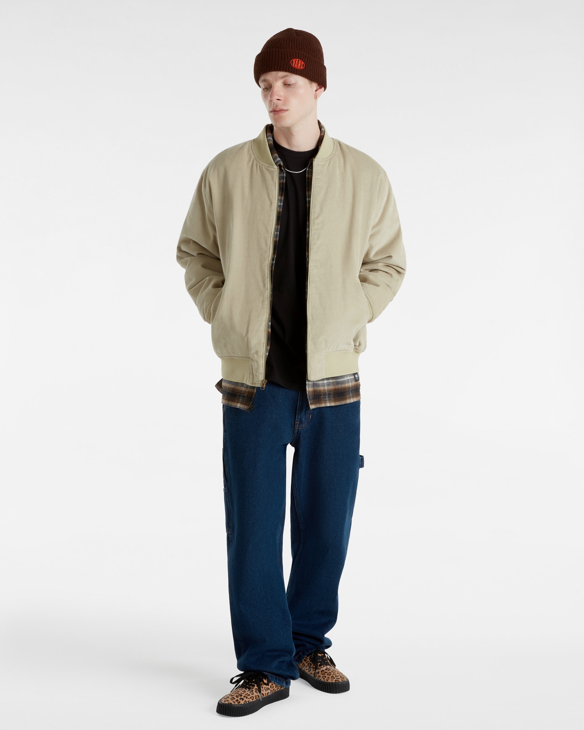 Skate Cord Bomberjacke VANS Beige ALT5