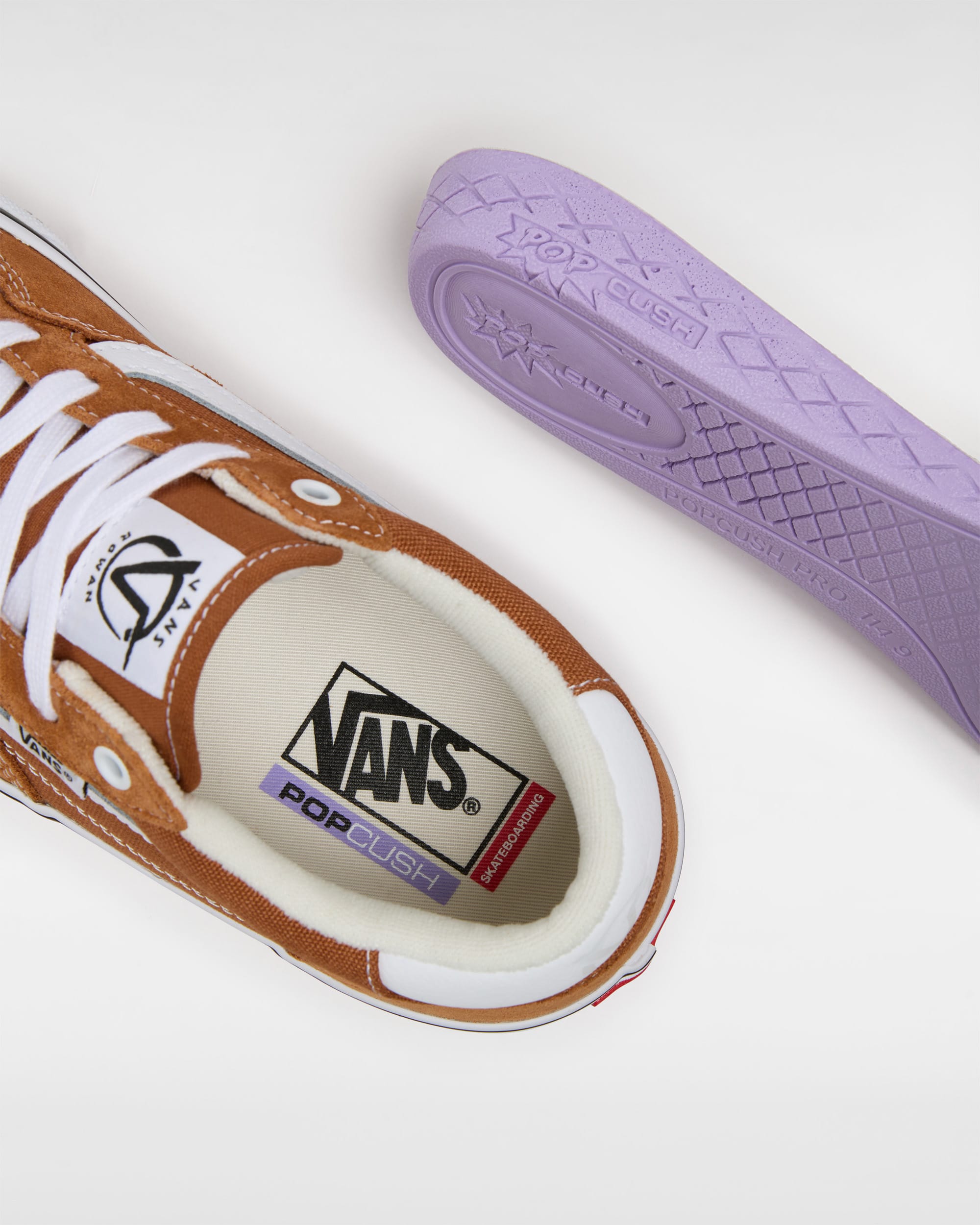 Skate Rowan Shoes VANS OrangeBrown ALT6