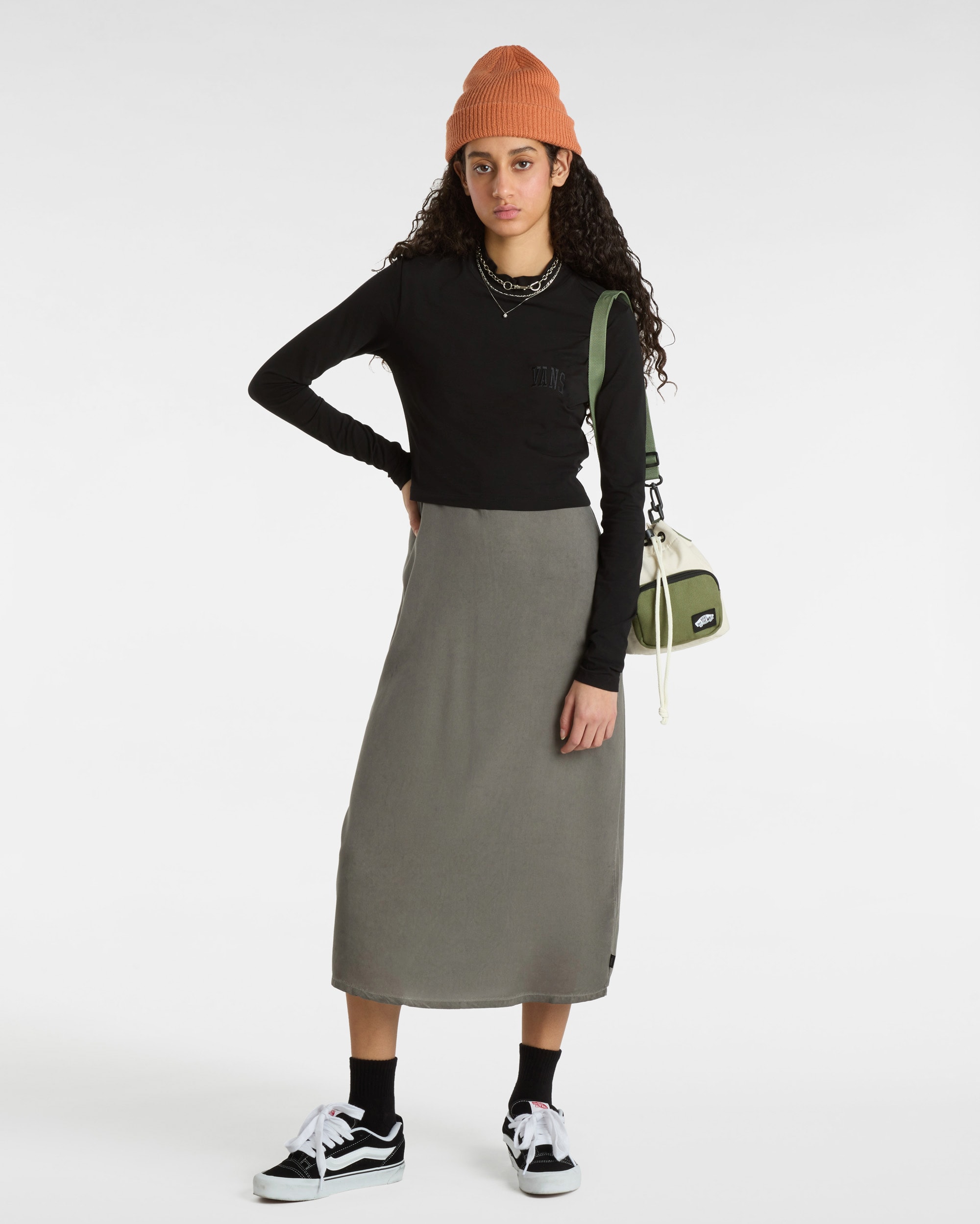 Mini tshirt  col montant et manches longues VANS Noir ALT3