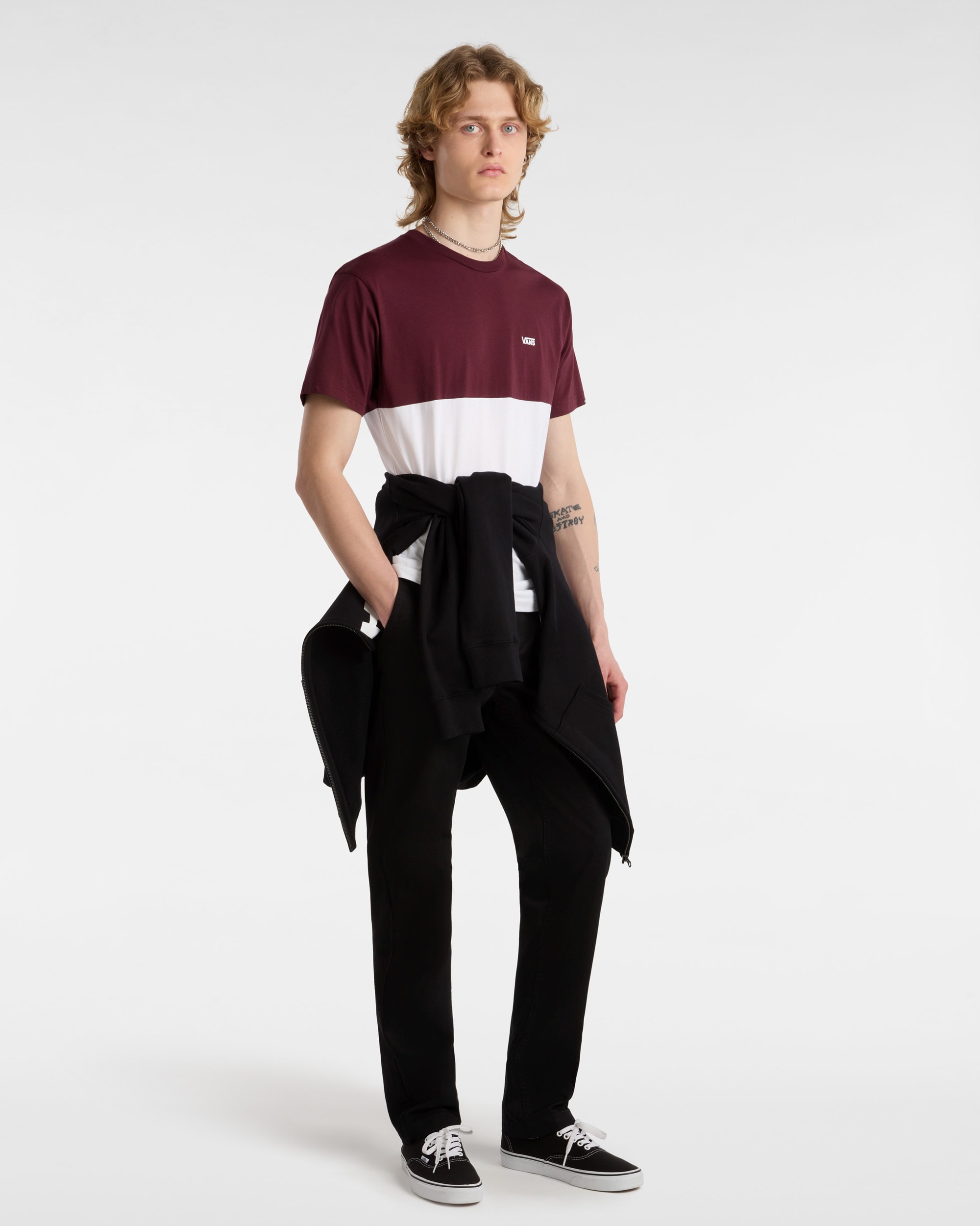 Pantalon chino slim Authentic VANS Noir ALT4