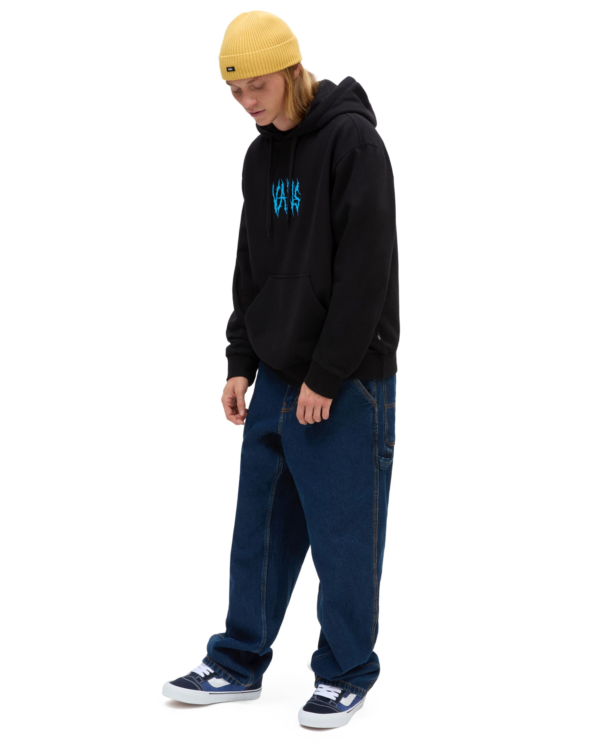 Boxed Joy Relaxed Pullover Hoodie VANS Black ALT1