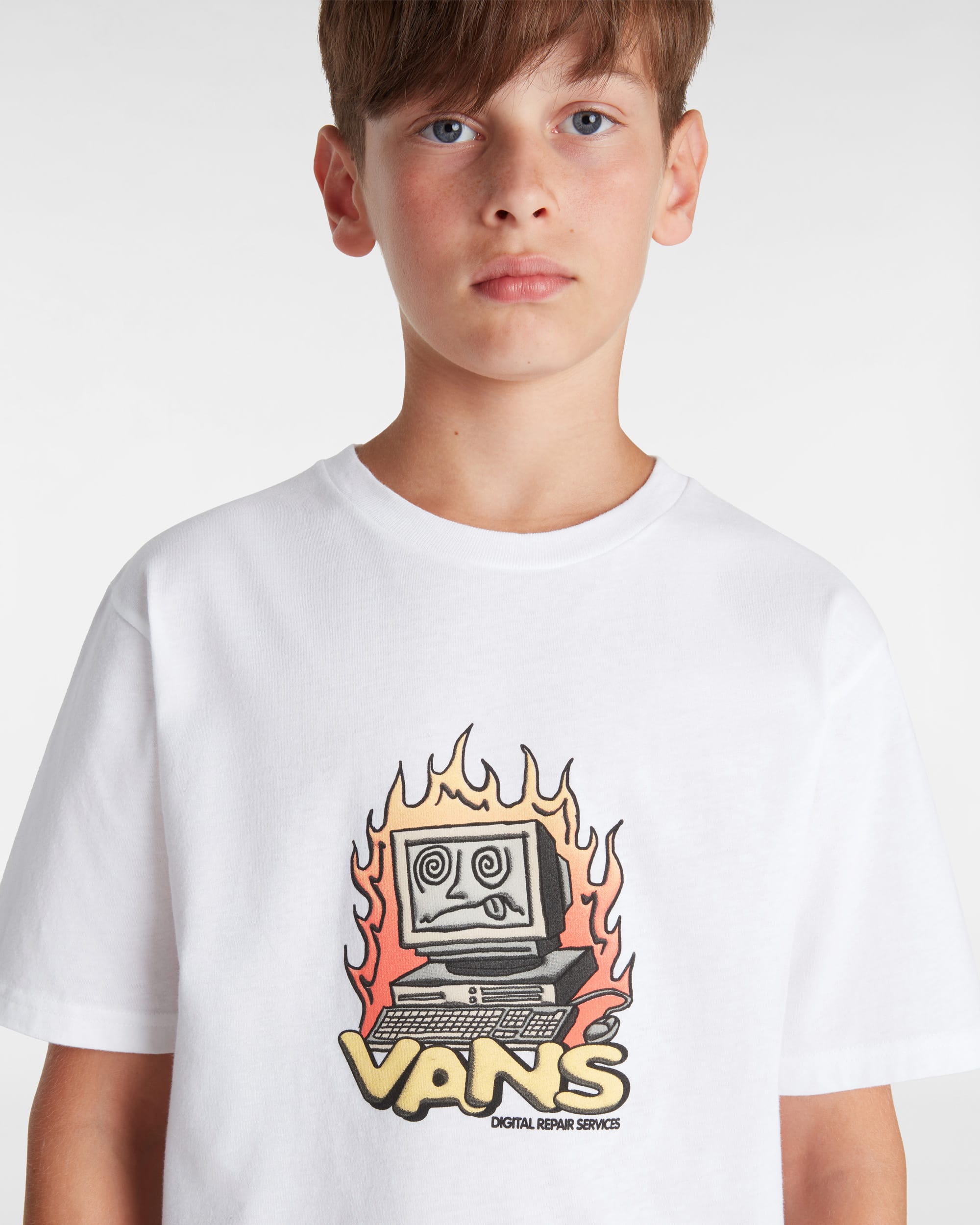 Kinder Digital Repair TShirt 814 Jahre VANS Wei ALT5