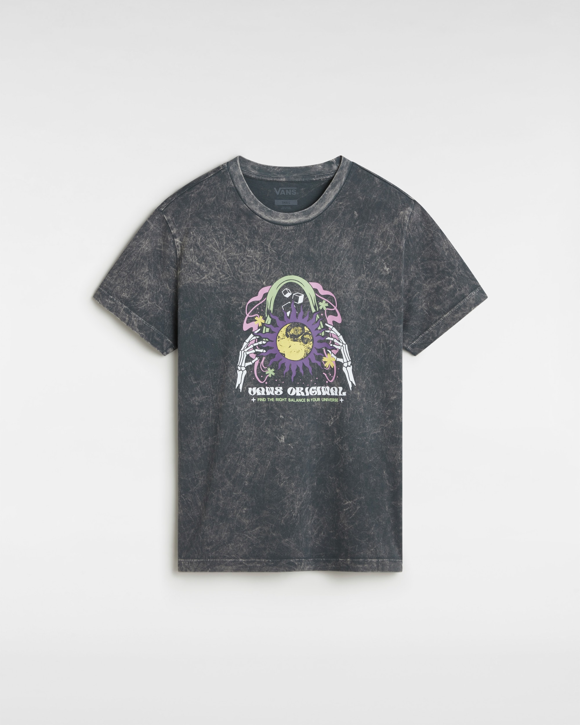 Camiseta Unibalance de corte masculino VANS Negro HERO