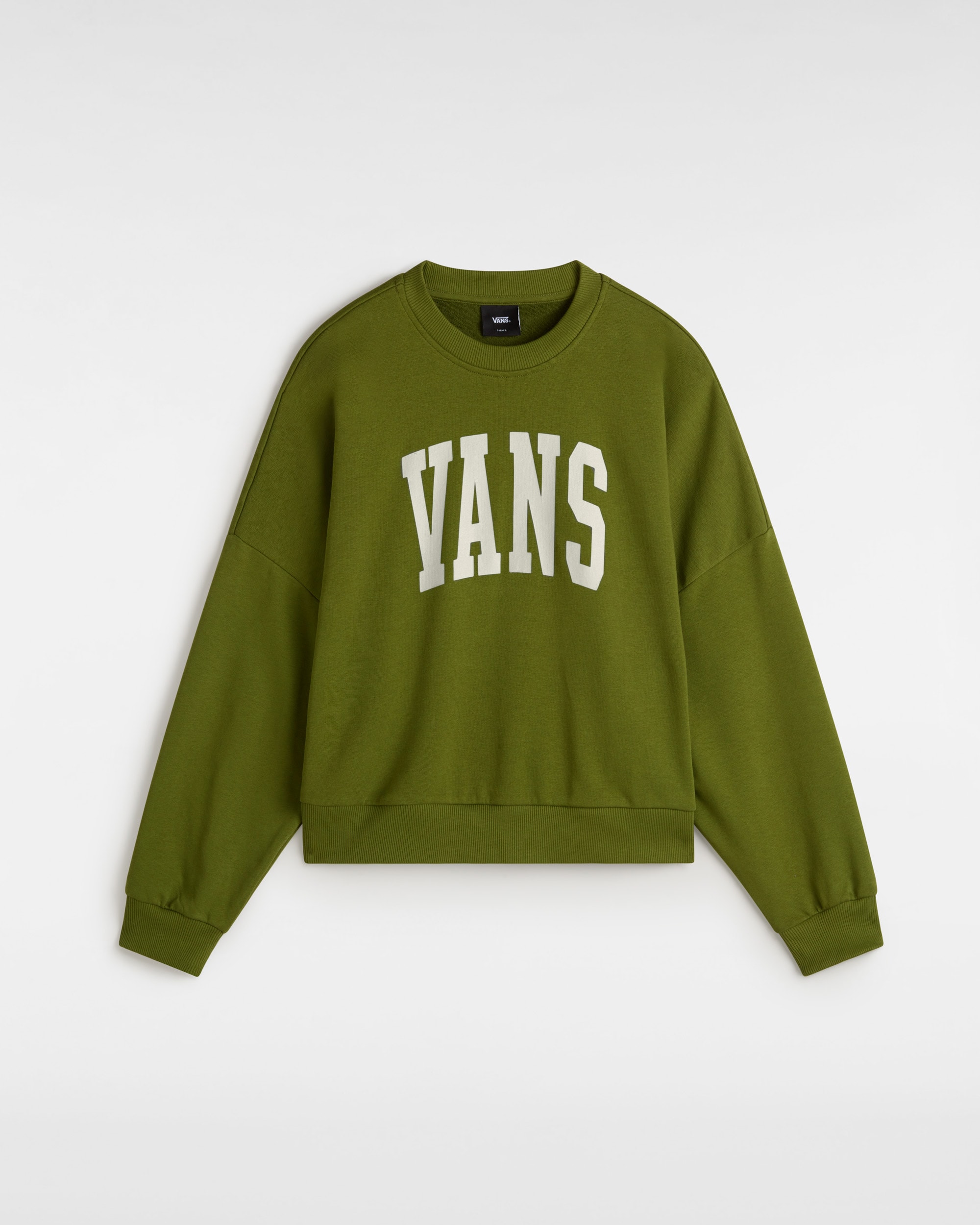 Stadium French Terry Loose Crew Sweatshirt VANS Groen HERO