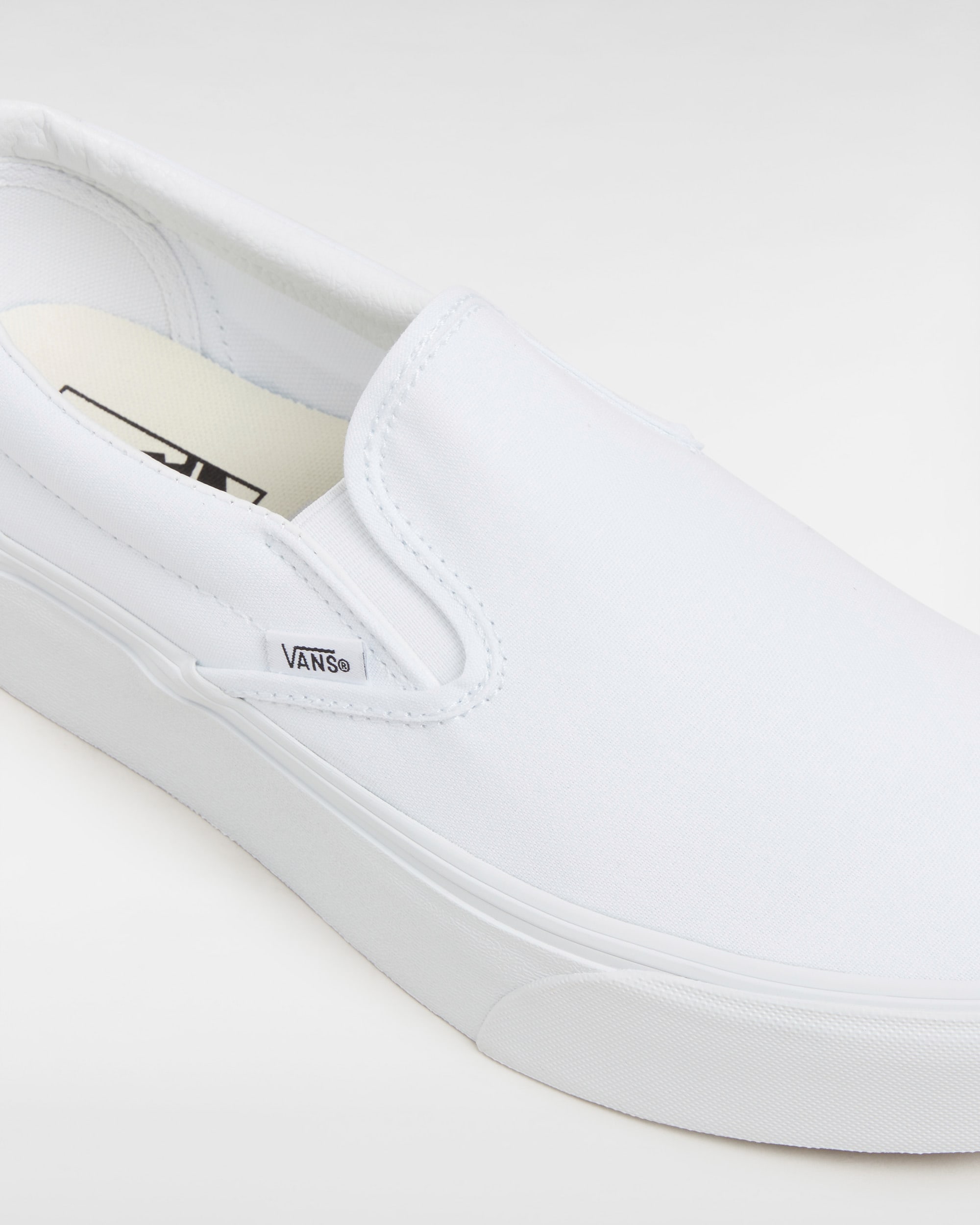 Classic SlipOn Stackform Shoes VANS White ALT3