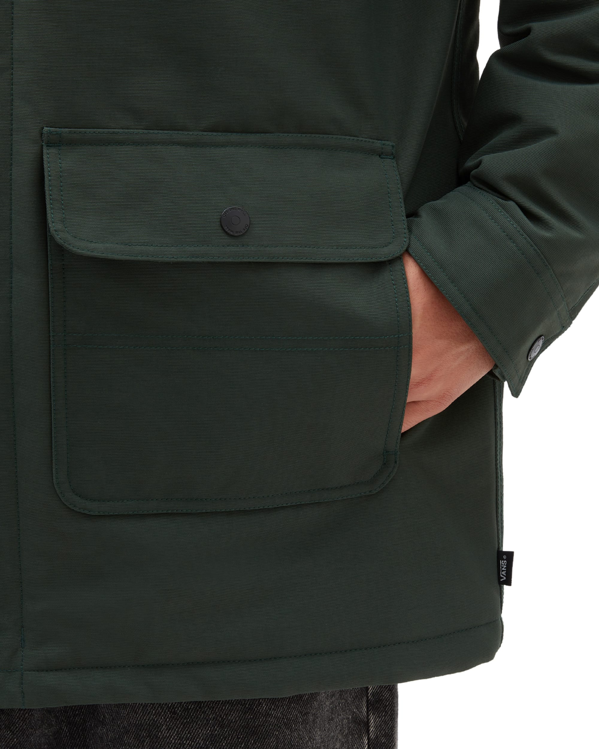 Drill Chore MTE1 Long Jacket VANS Green ALT4