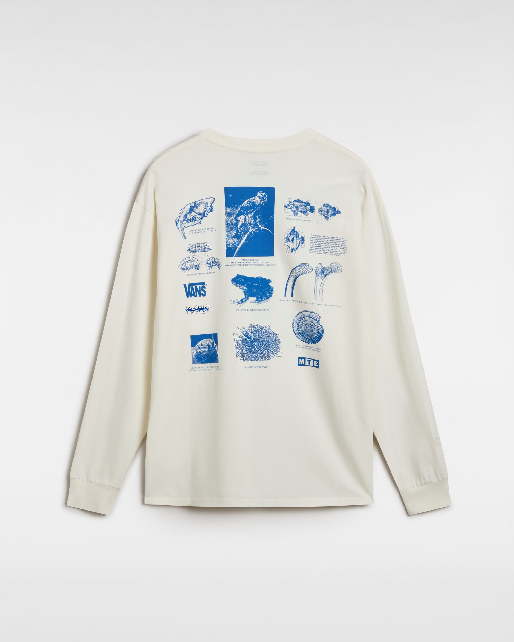 Maglietta a maniche lunghe MTE Brain Storms Study VANS Bianco ALT1