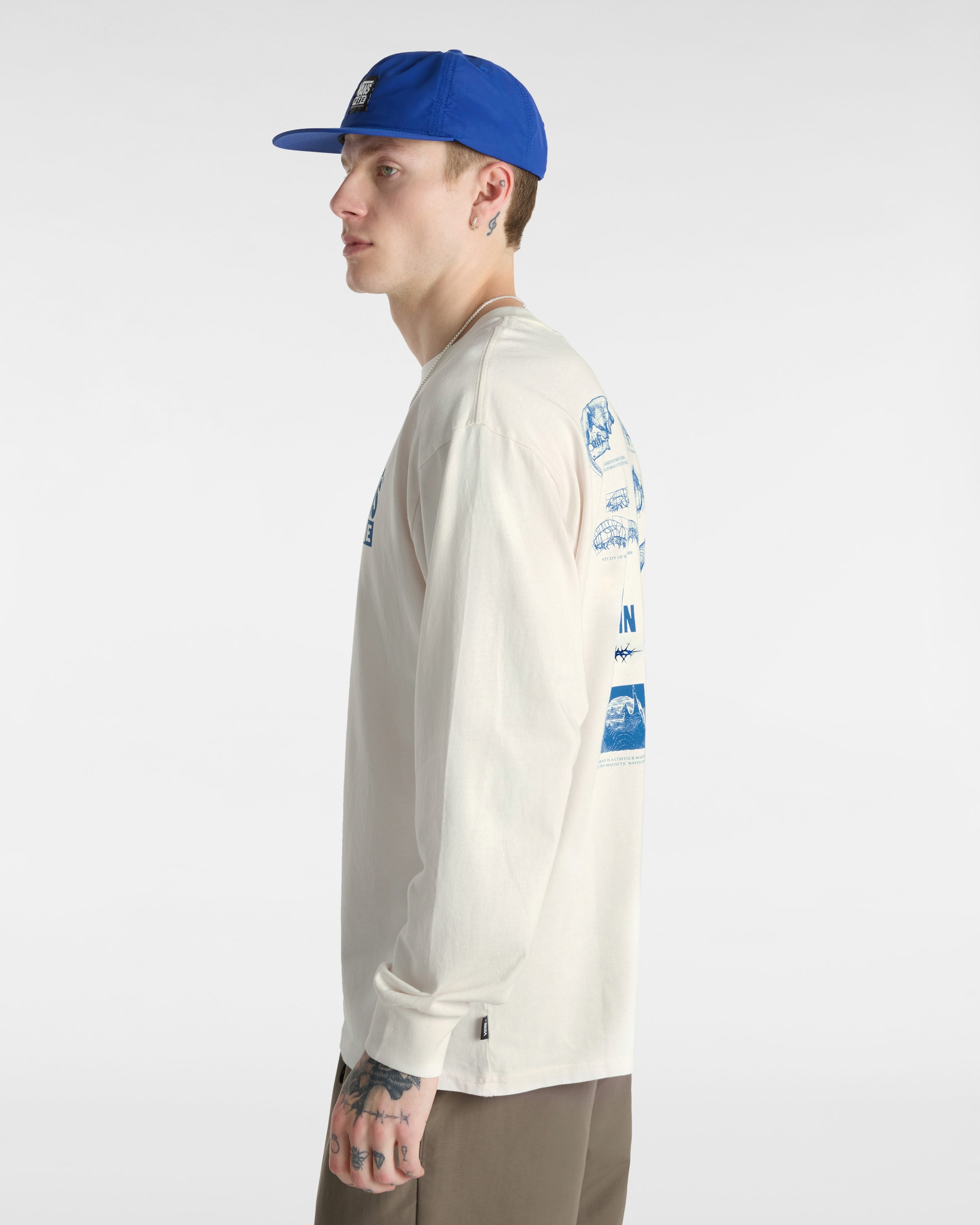 Maglietta a maniche lunghe MTE Brain Storms Study VANS Bianco ALT4