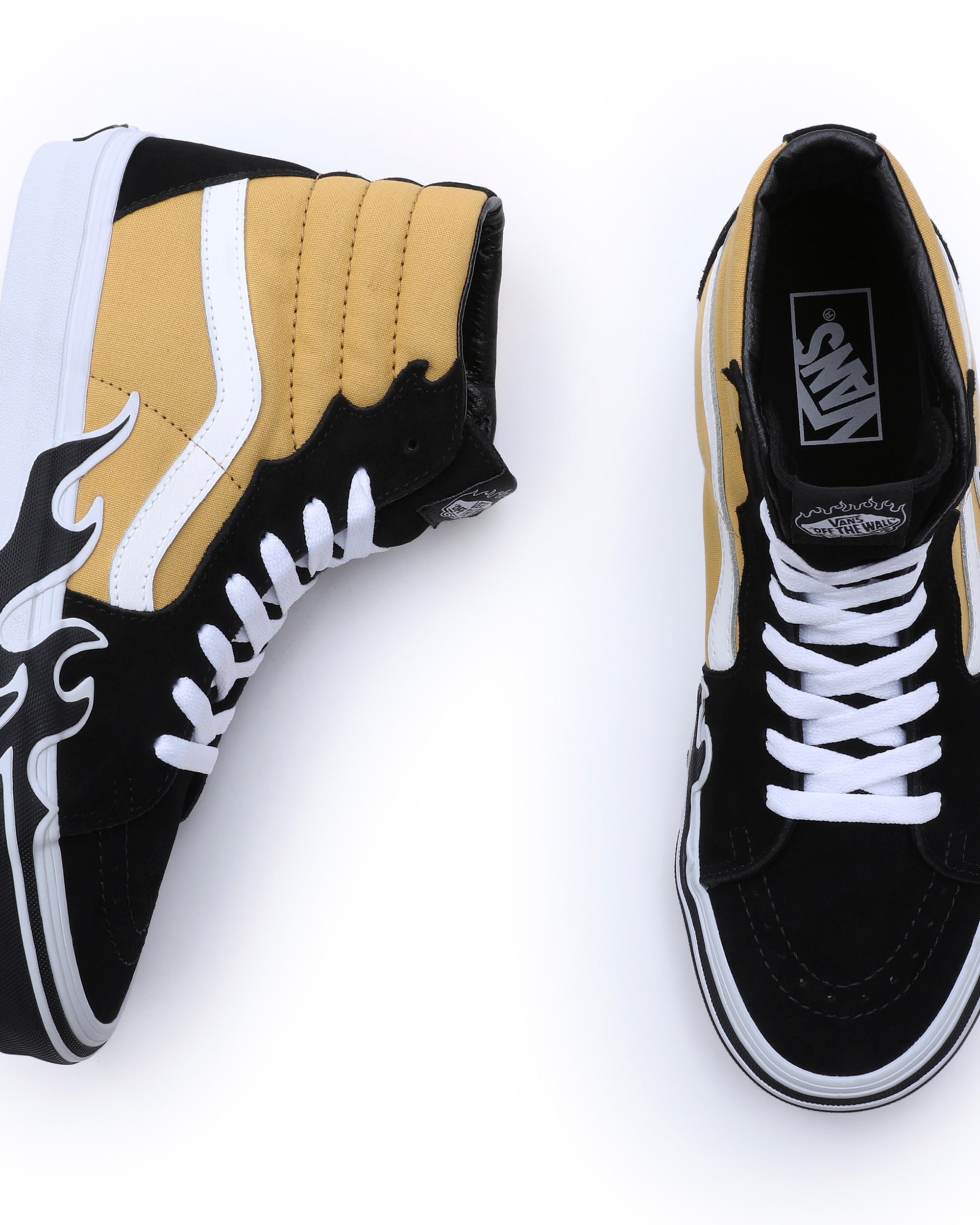 Sk8Hi Flame Shoes VANS Black ALT1