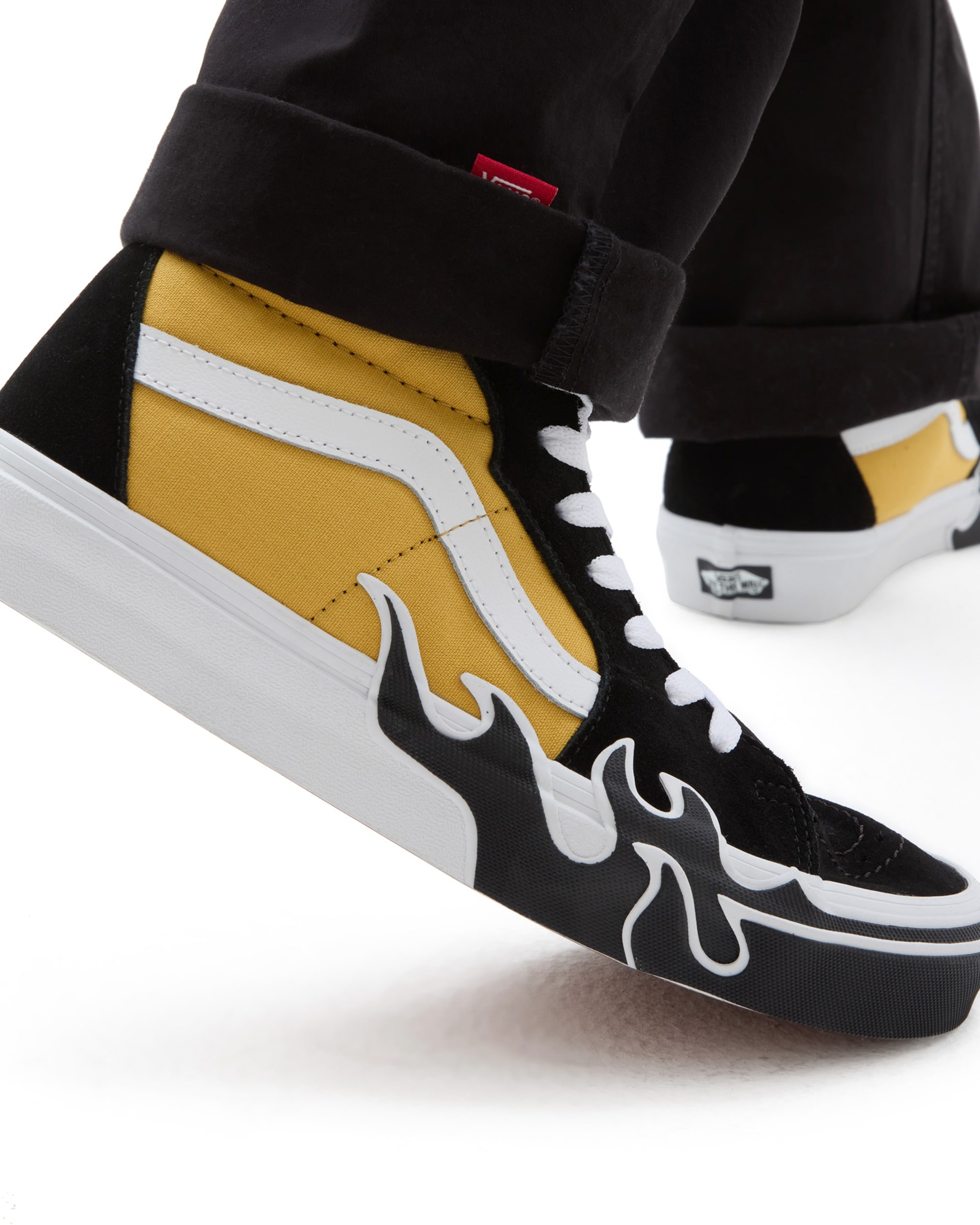 Sk8Hi Flame Shoes VANS Black ALT2