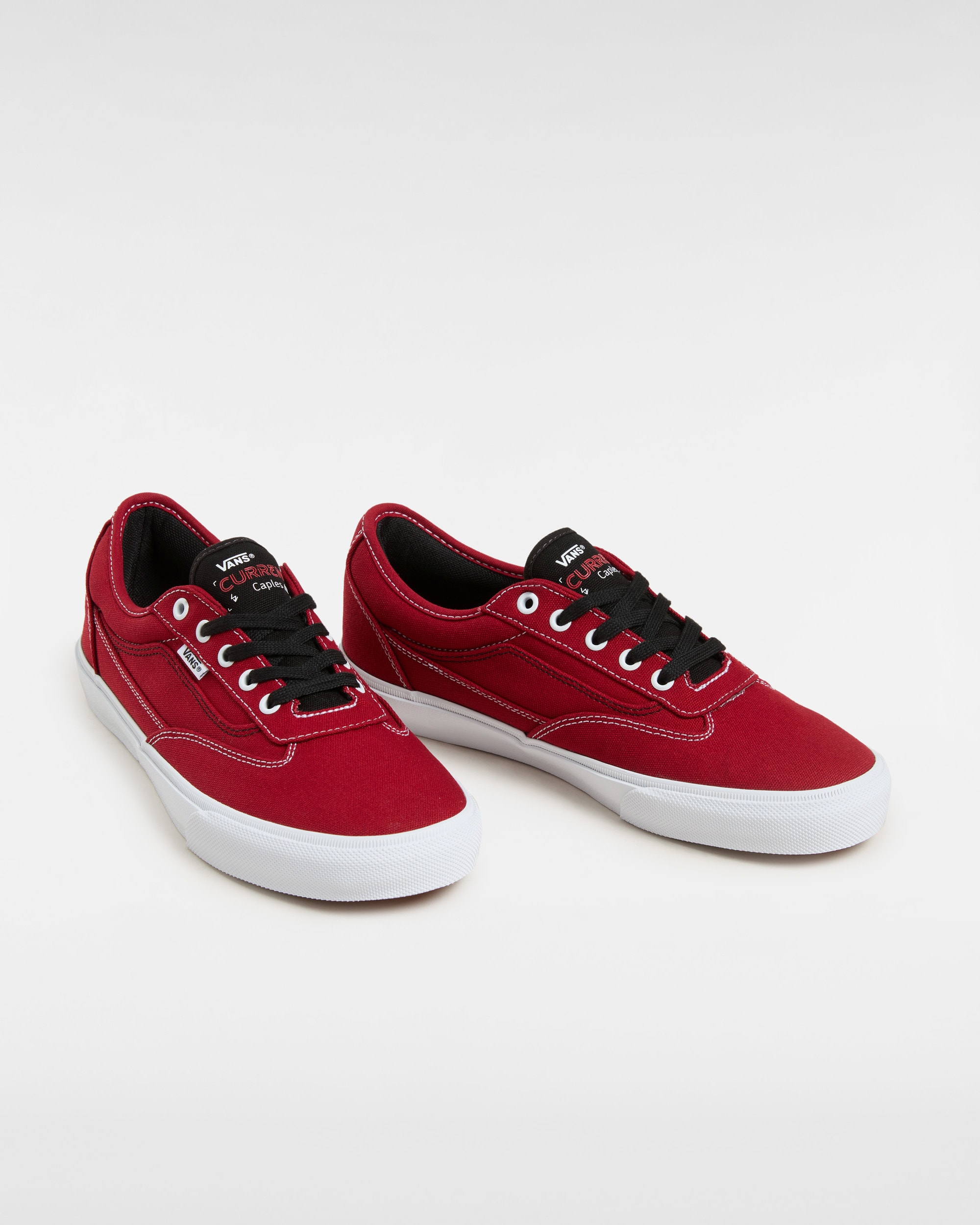 Chaussures Skate Curren Caples VANS Rouge ALT1