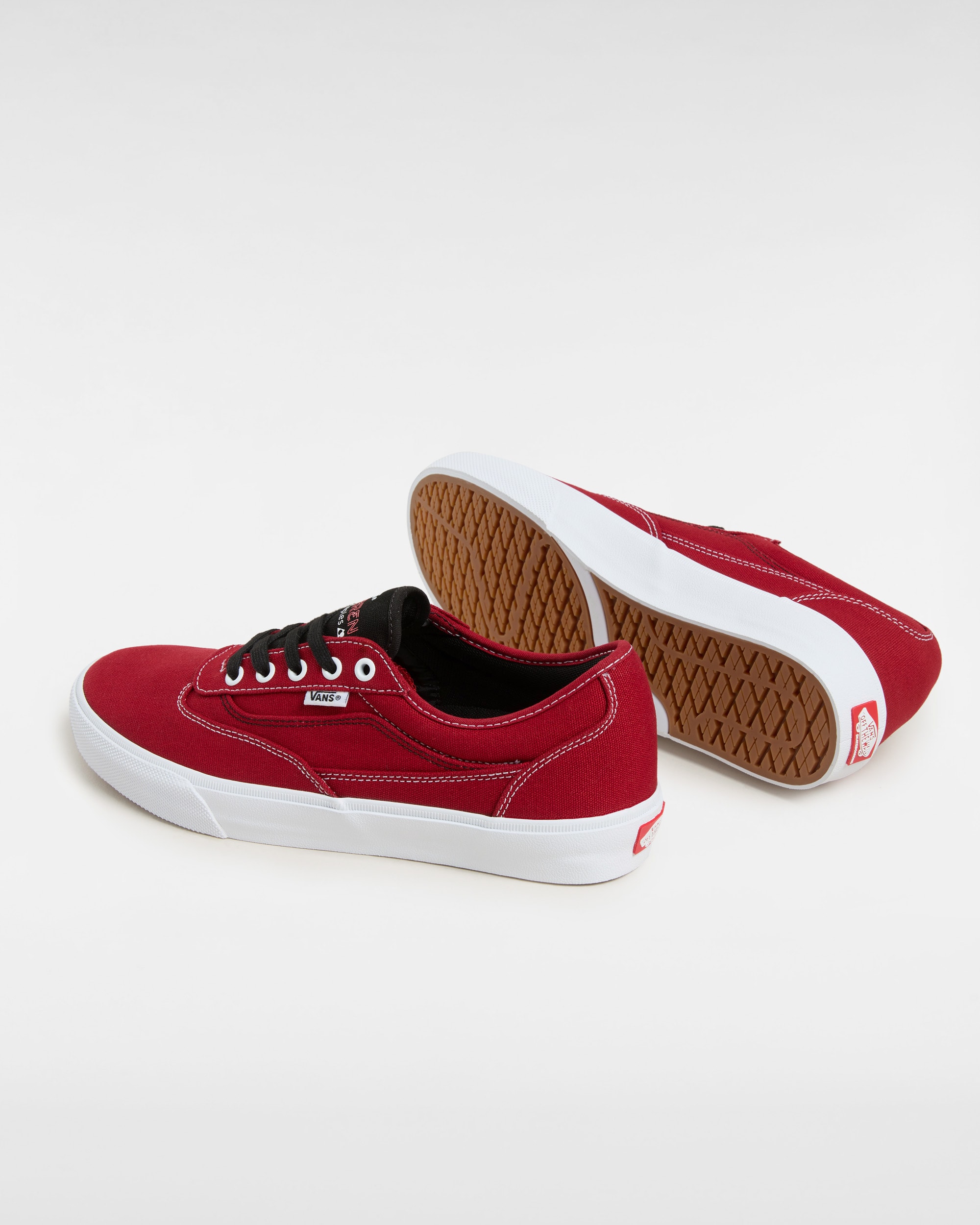 Chaussures Skate Curren Caples VANS Rouge ALT2