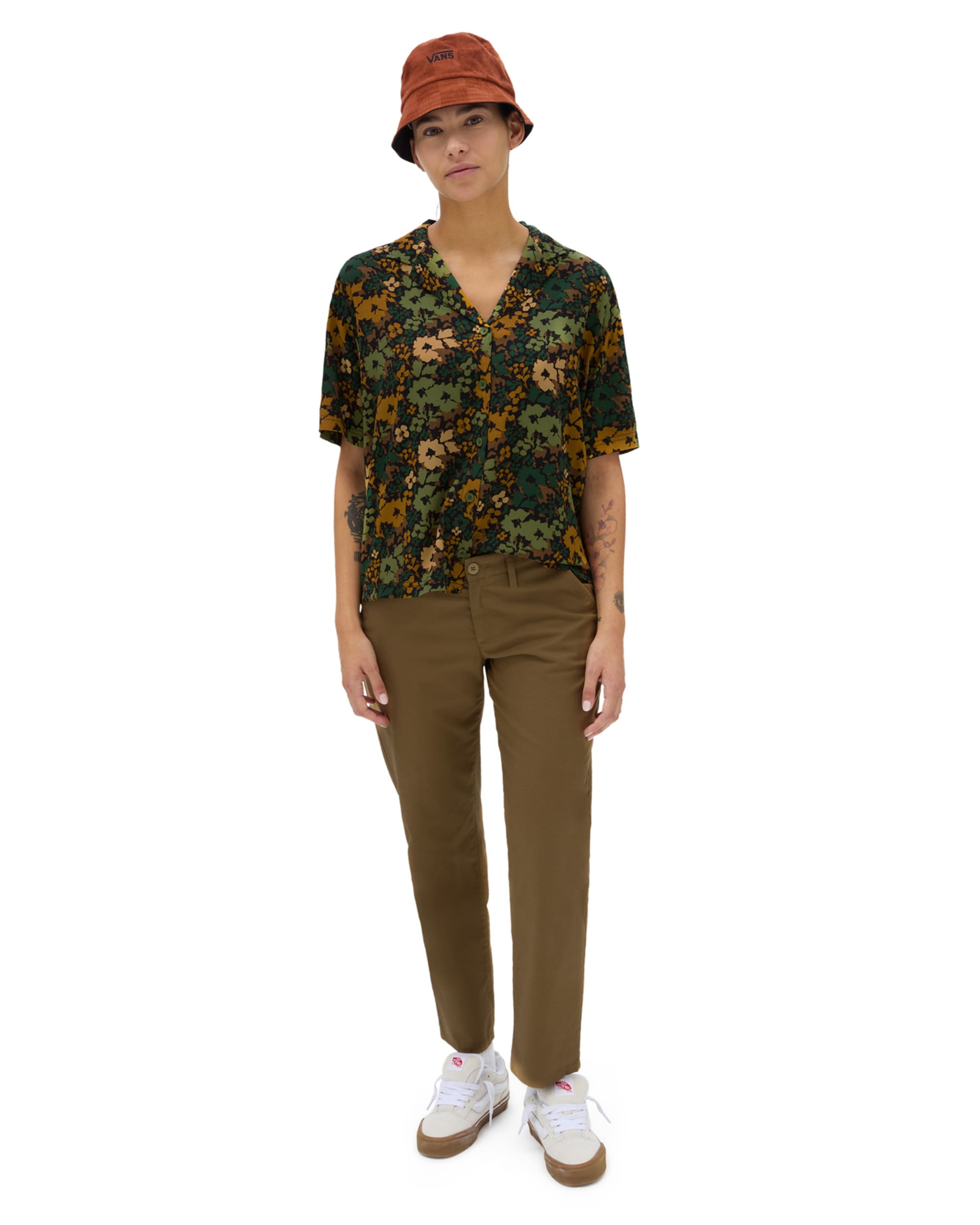 Camisa de botones Parksfield VANS Verde ALT1
