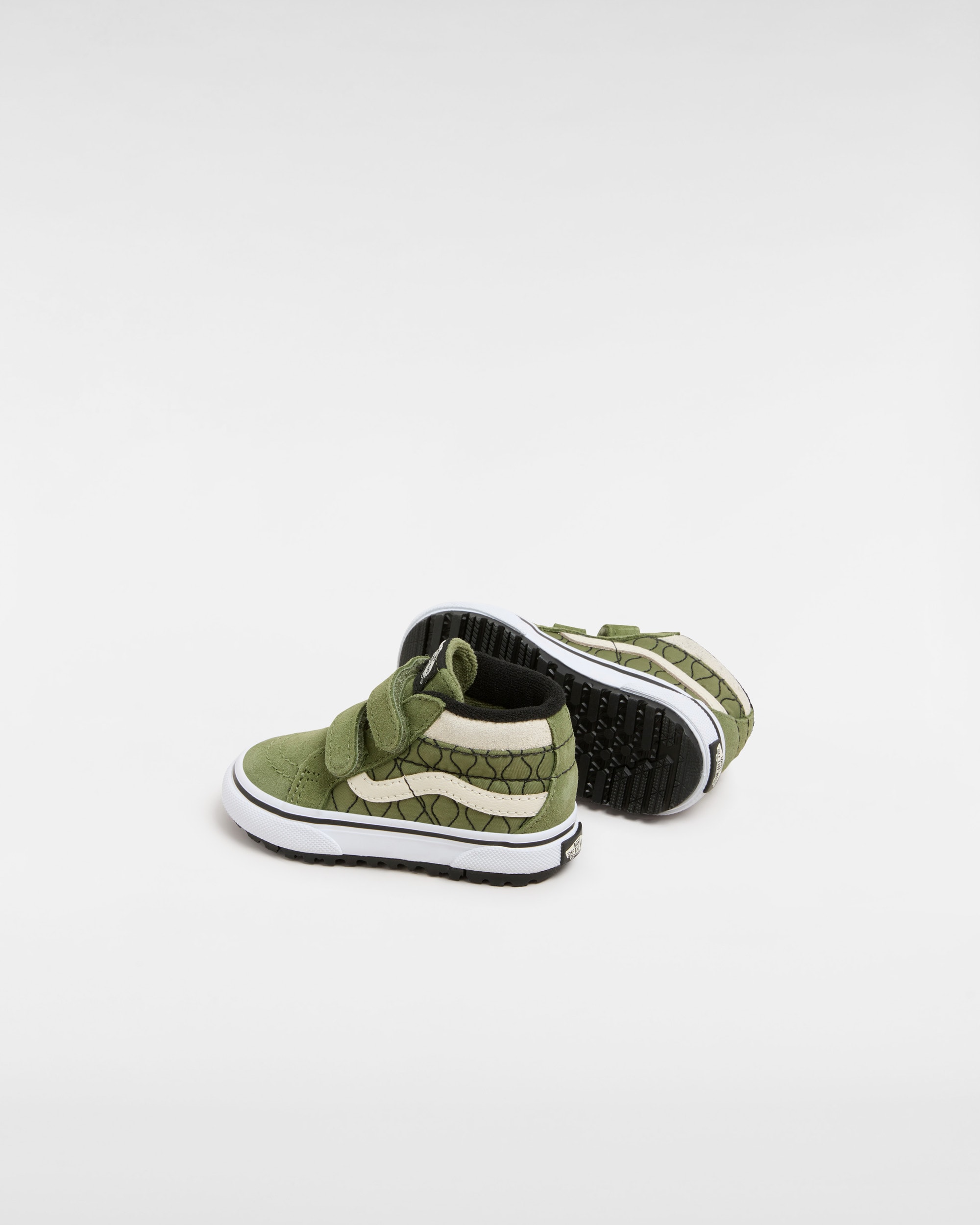 Toddler MTE Sk8Mid Reissue Hook and Loop Shoes 14 Years VANS Green ALT2
