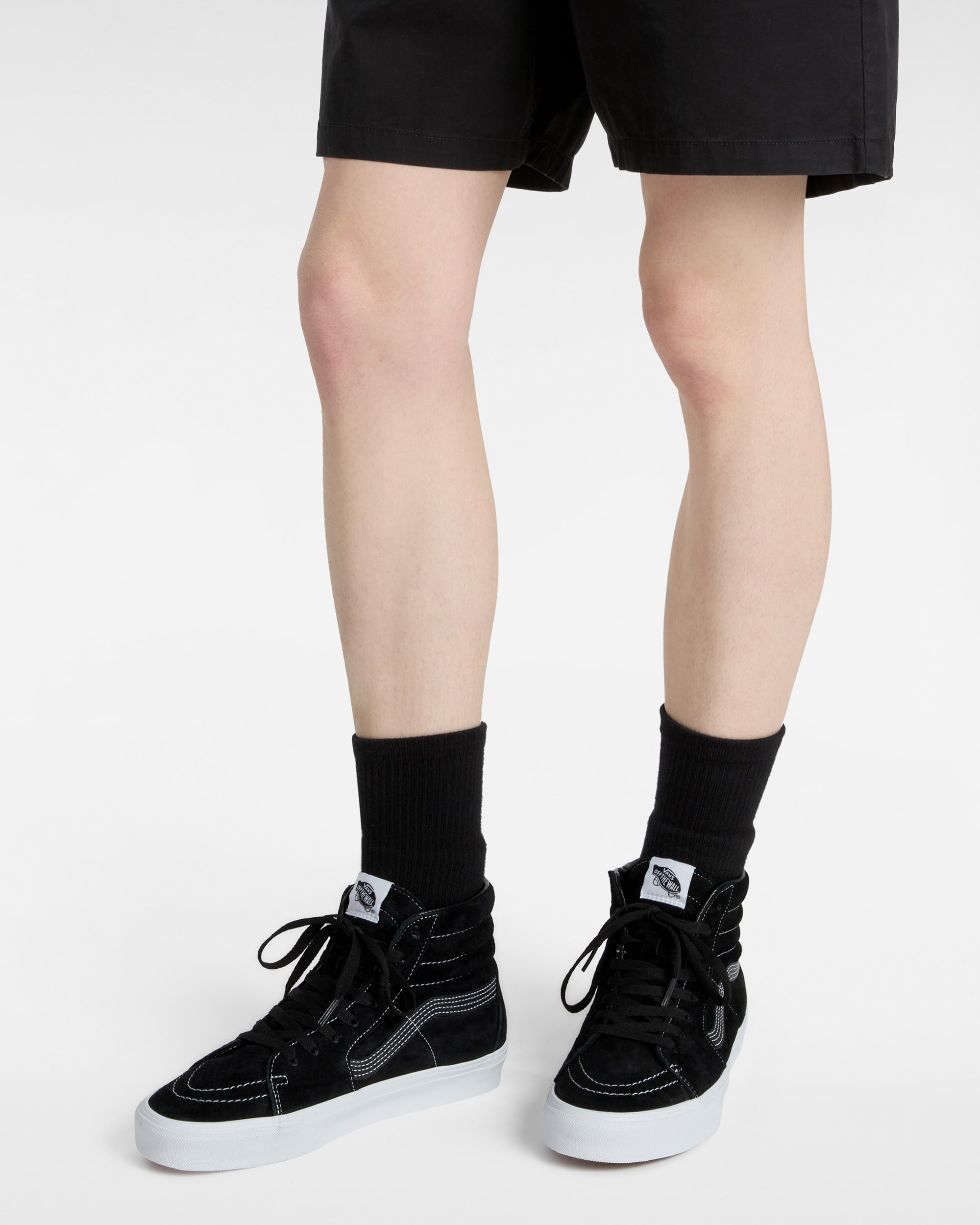 Sk8Hi Schoenen van varkenssude VANS Zwart ALT4