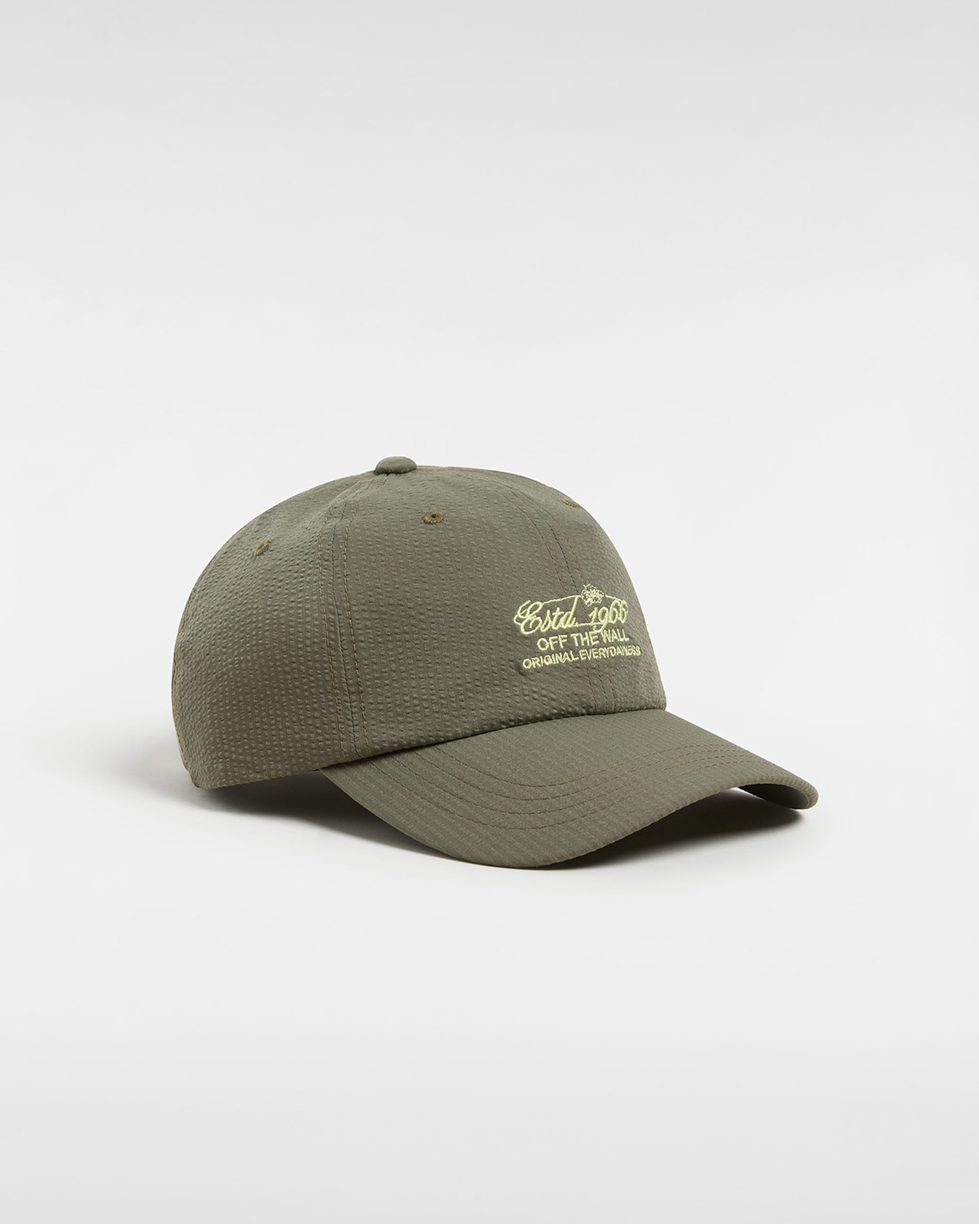 Casquette jockey  visire incurve 1966 VANS Vert HERO