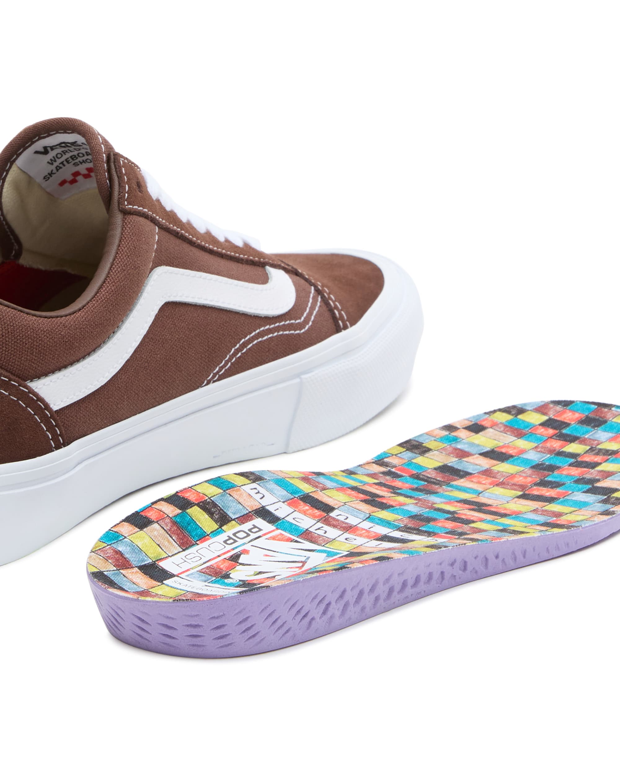 Skate Old Skool x Nick Michel Shoes in Brown| Vans UK