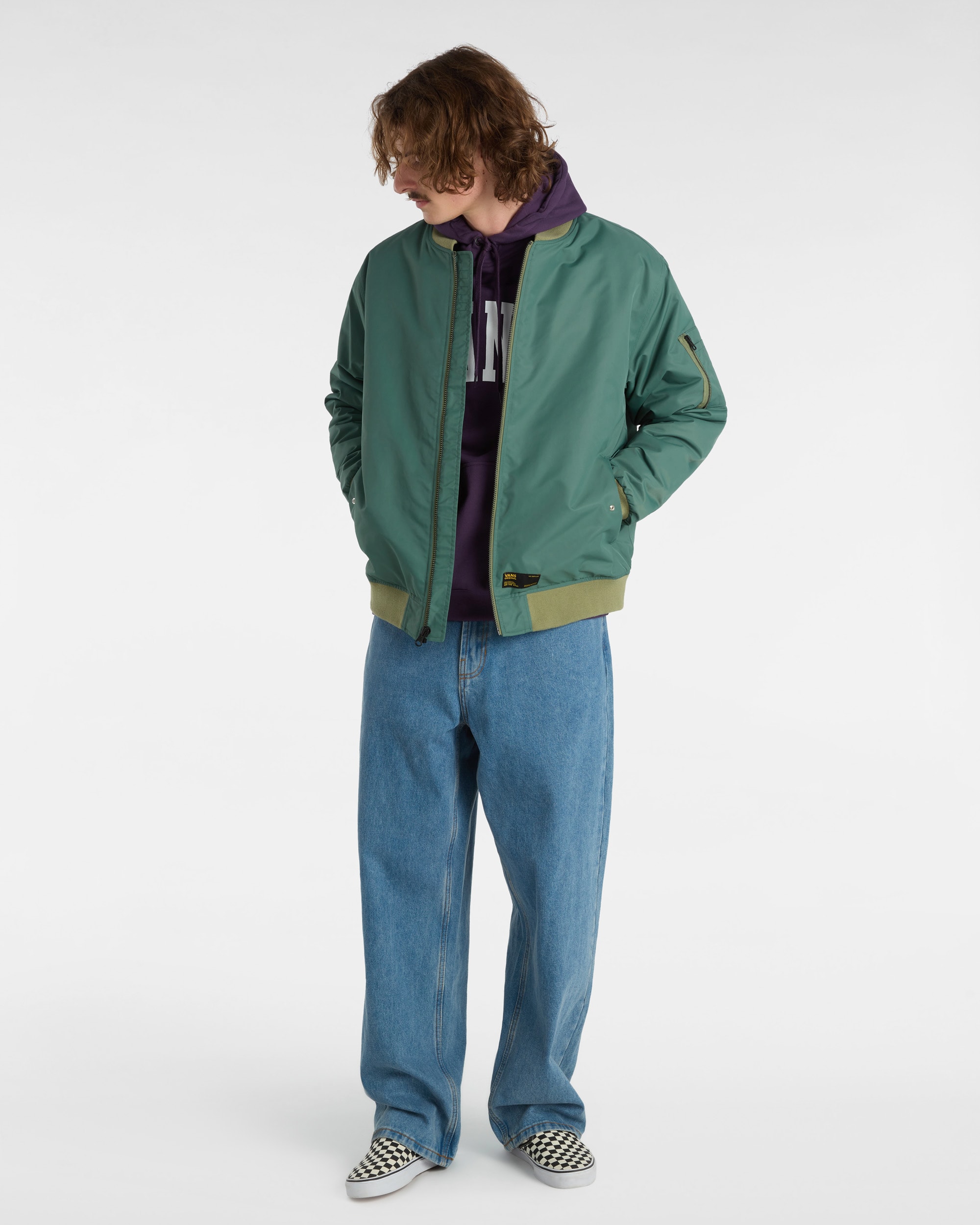 Vans Arched Pullover Hoodie VANS Paars ALT5