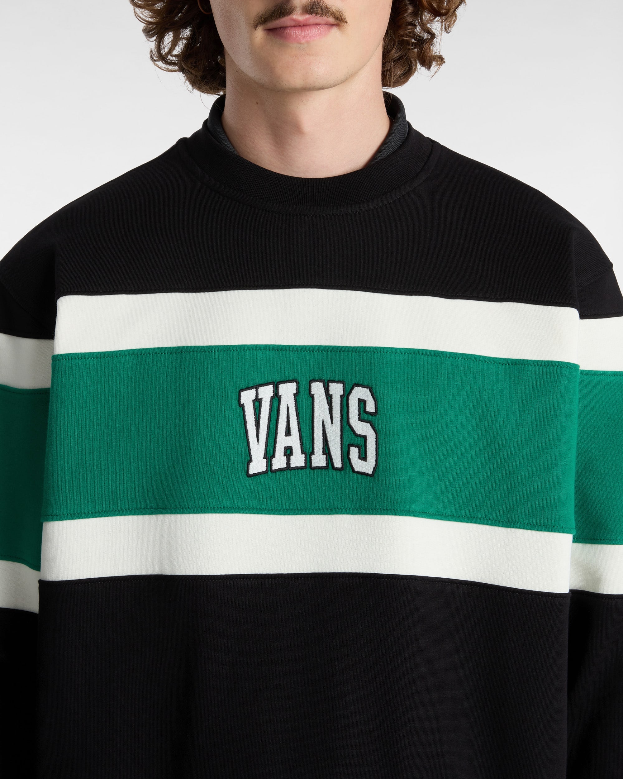 Sweat Logo Vintage Colorblock VANS Noir ALT5