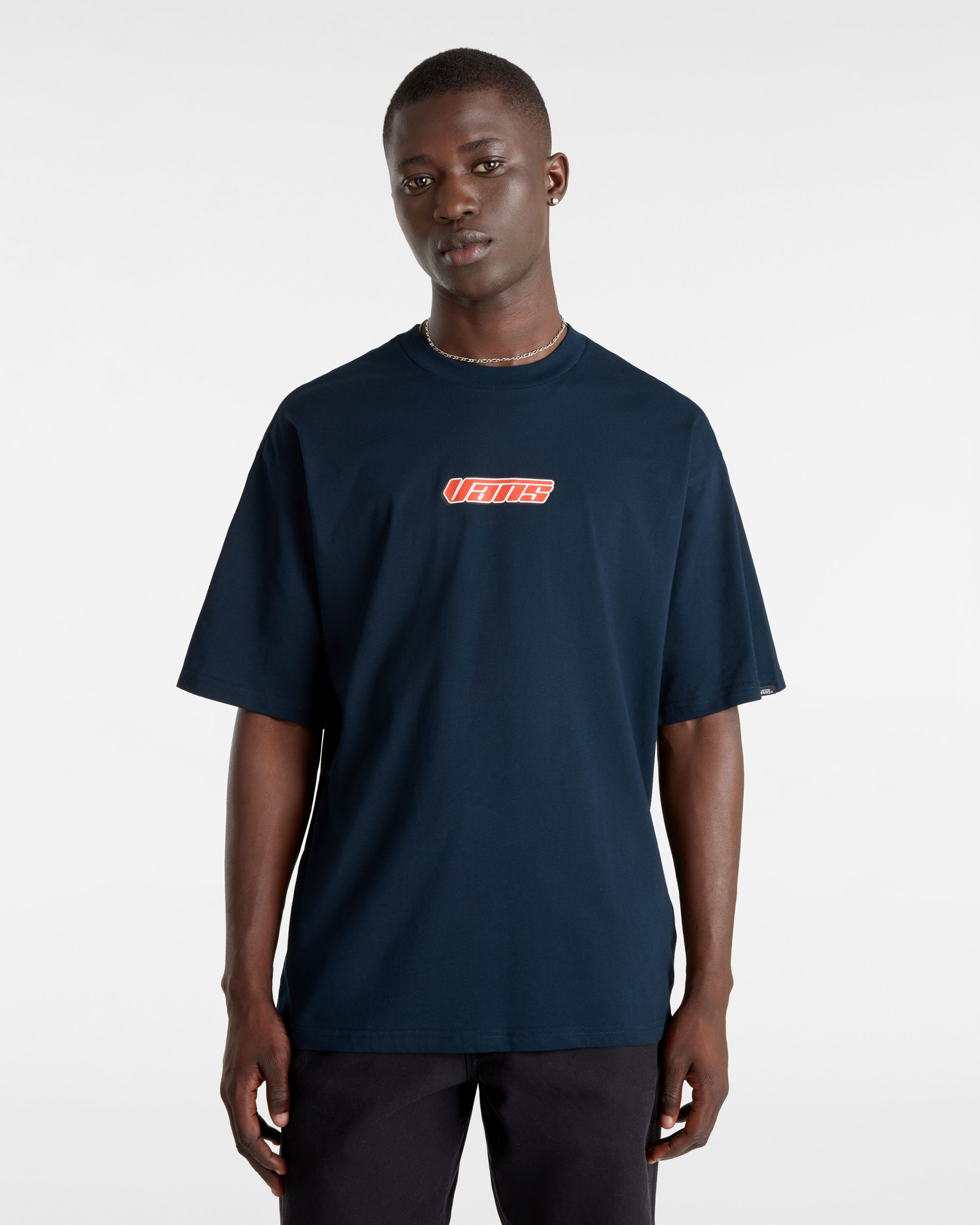 Tshirt Retro V VANS Bleu ALT2