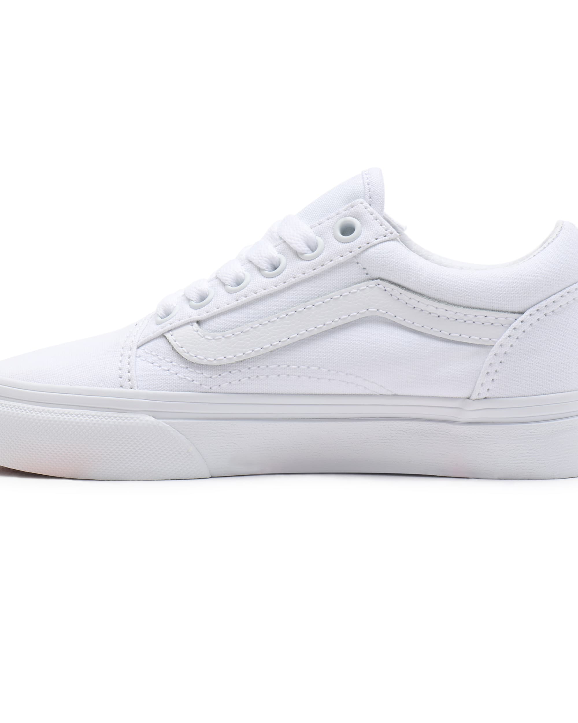 Chaussures Old Skool Enfant 48 ans VANS Blanc ALT4