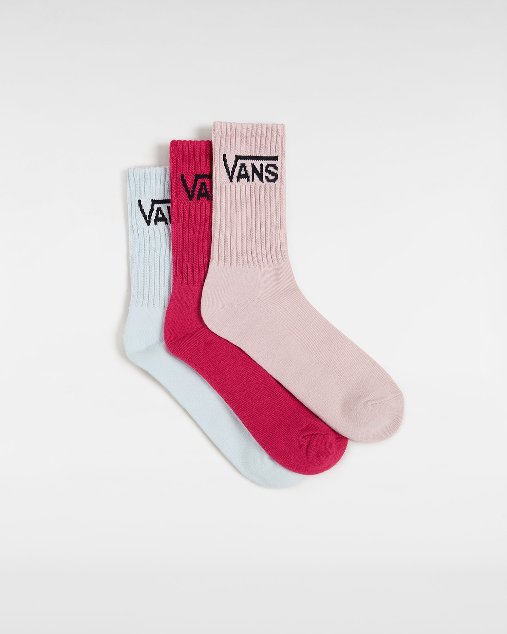 Classic Crew Socks 3 Pairs VANS Pink HERO