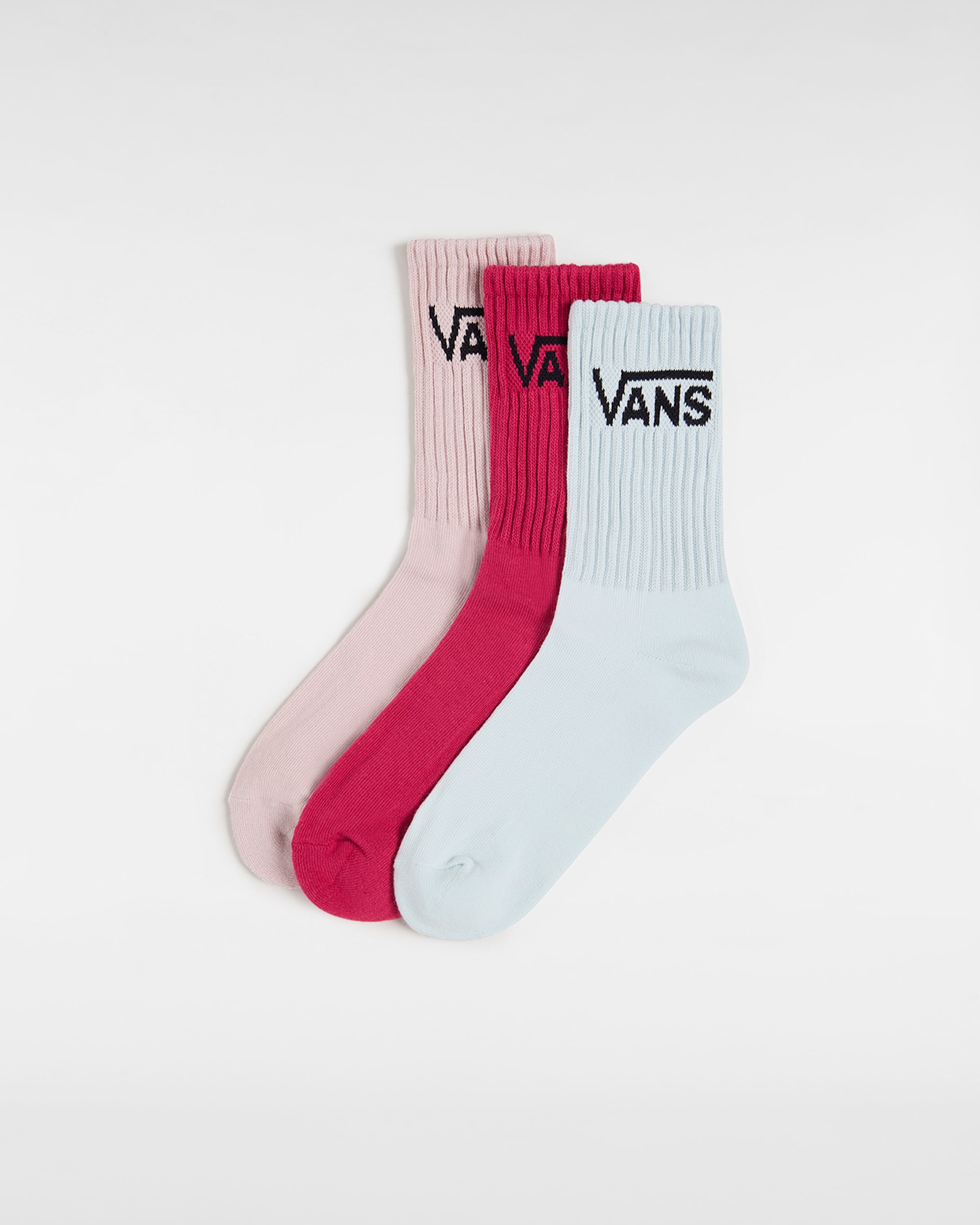 Classic Crew Socks 3 Pairs VANS Pink ALT1
