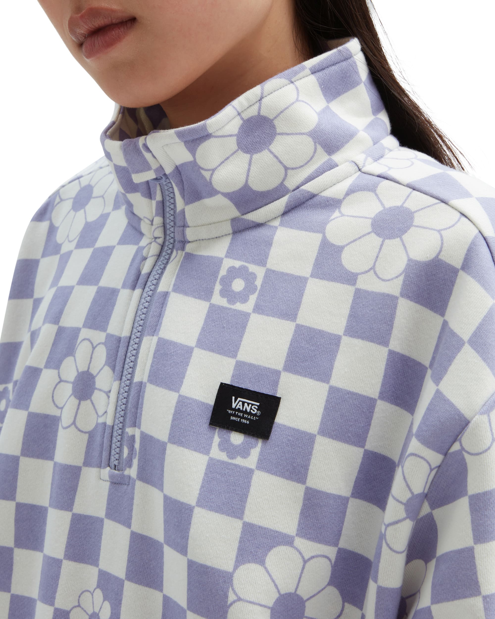 Leighton Mock Neck Sweatshirt VANS Purple ALT3