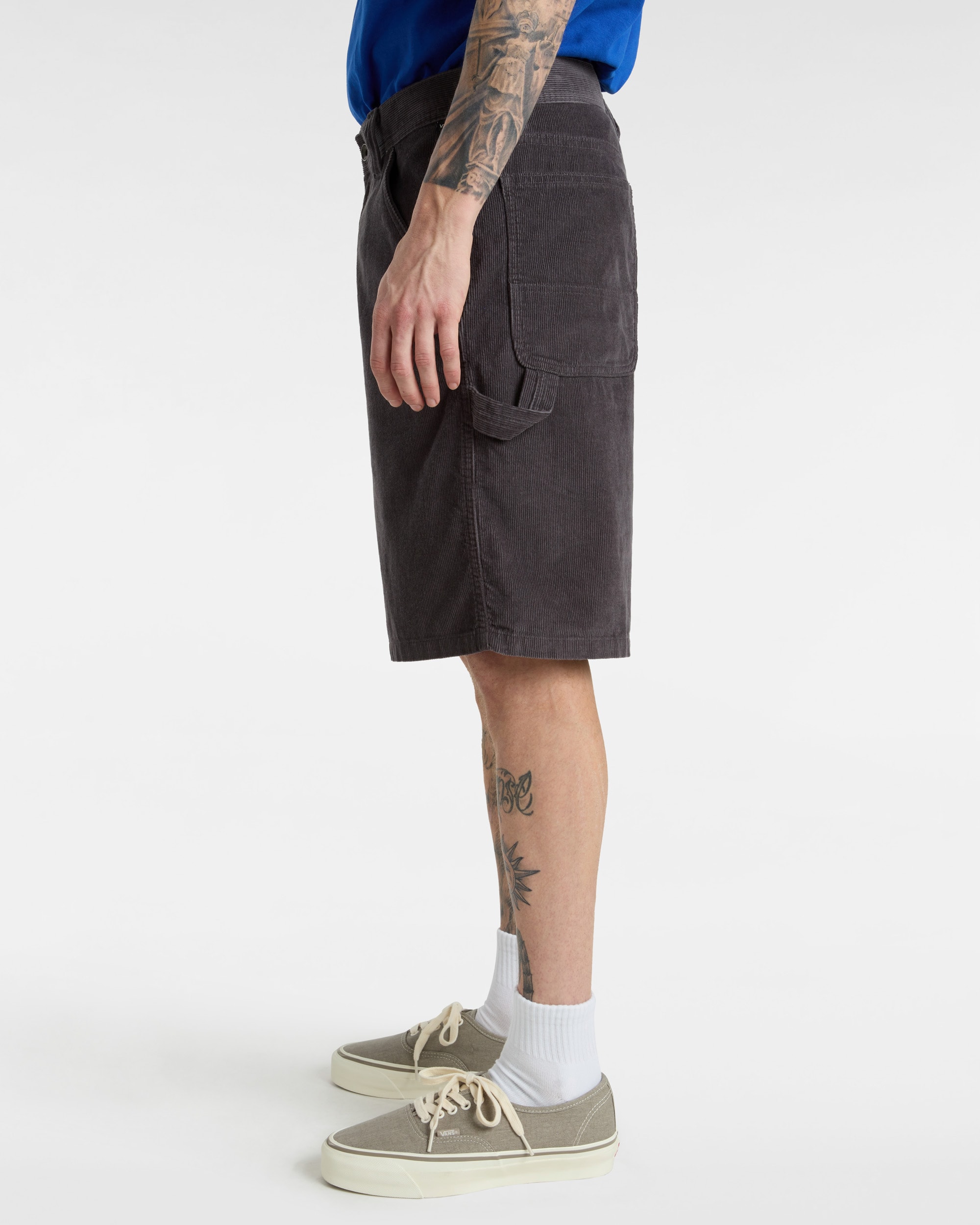 Drill Chore Loose Carpenter 21 Corduroy Shorts VANS Grey ALT4