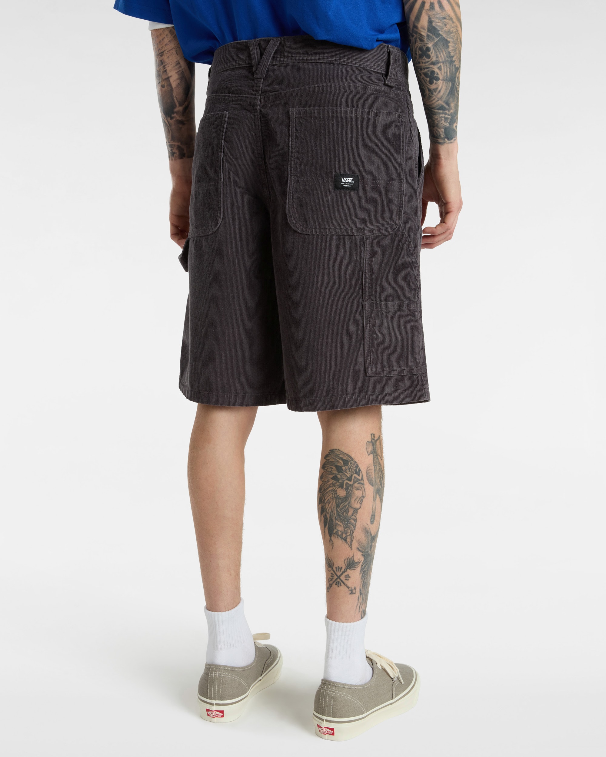 Drill Chore Loose Carpenter 21 Corduroy Shorts VANS Grey ALT3