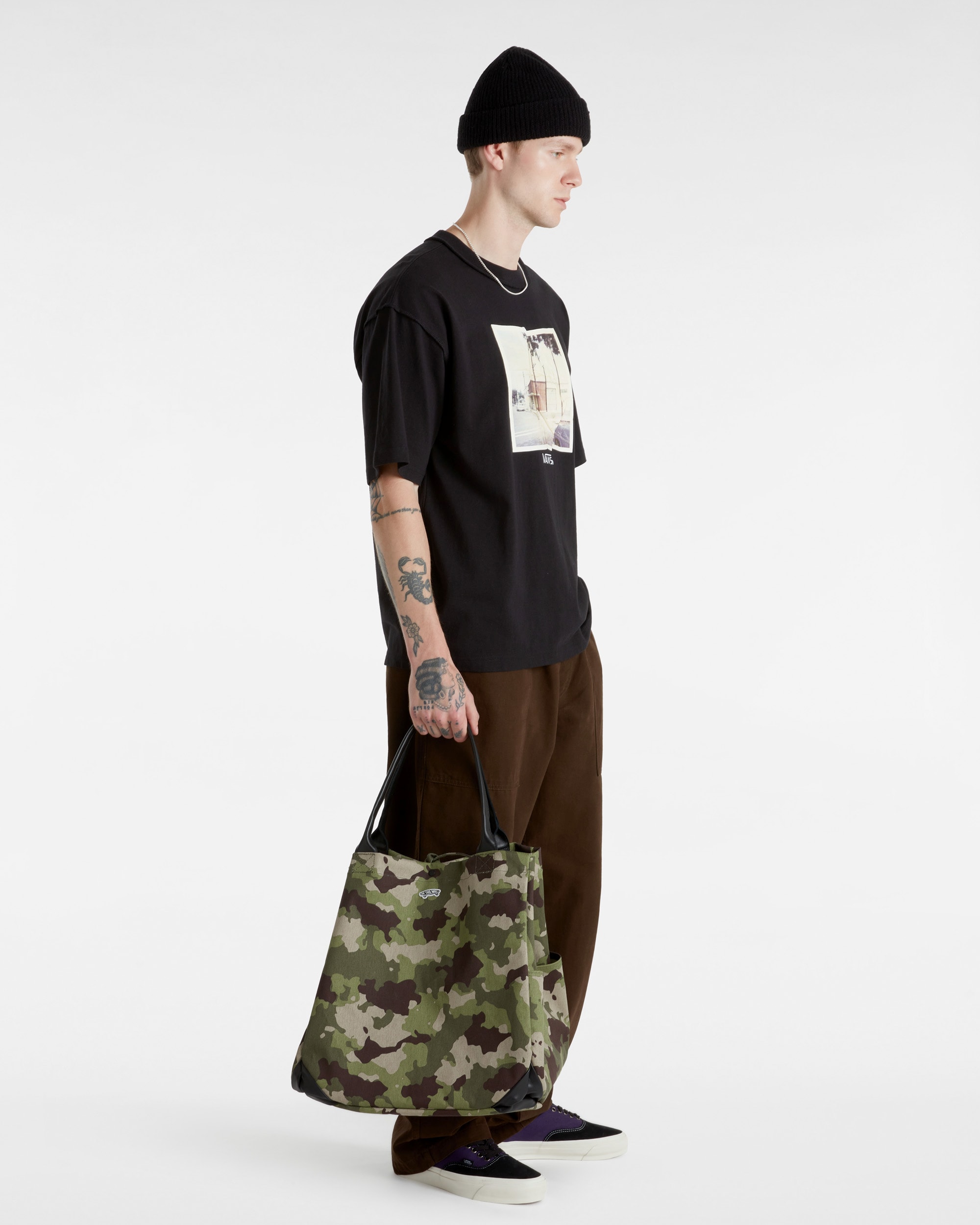 Tshirt  manches courtes Premium Broadway VANS Noir ALT4