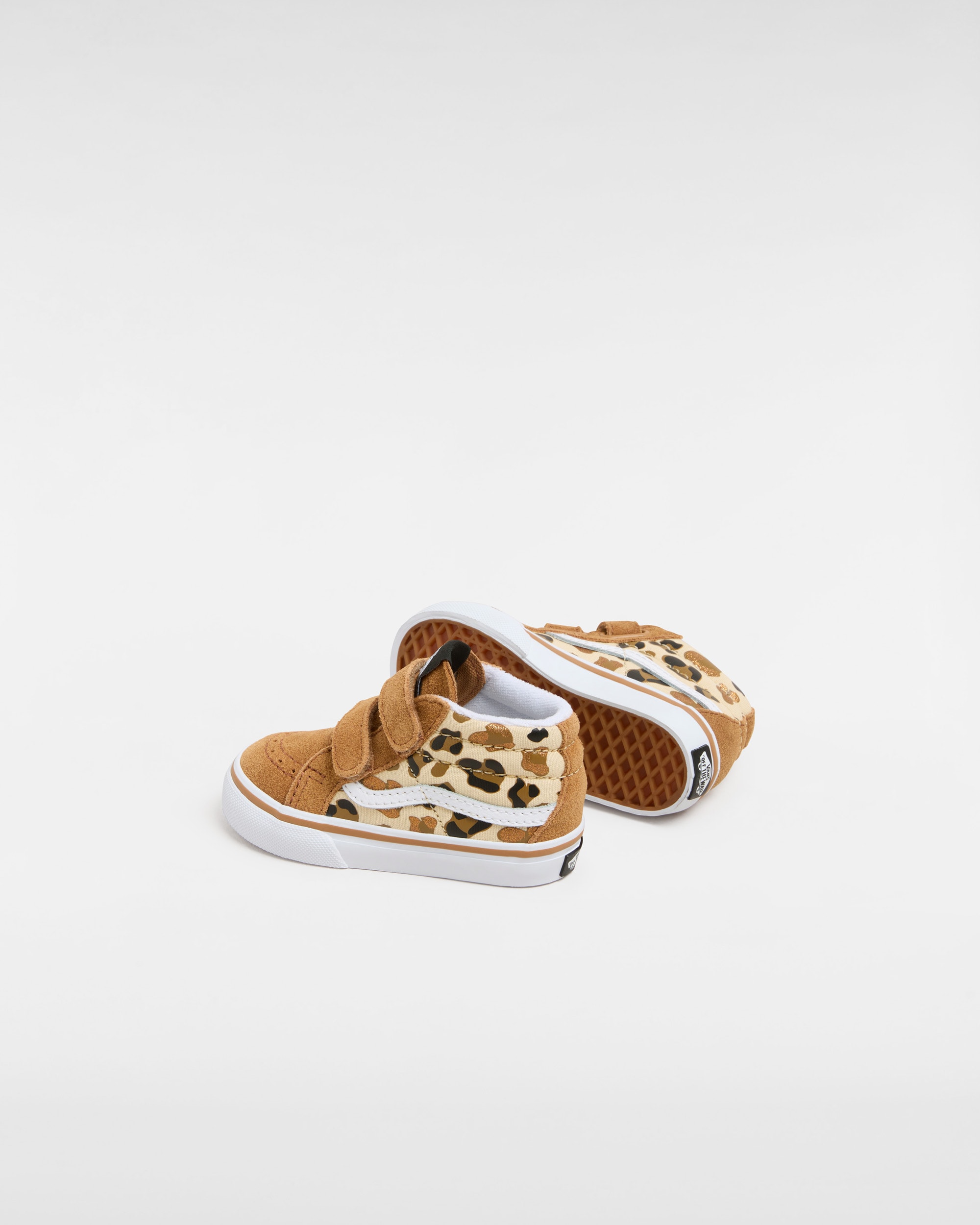 Toddler Sk8Mid Reissue Hook and Loop Shoes 14 Years VANS Brown ALT2