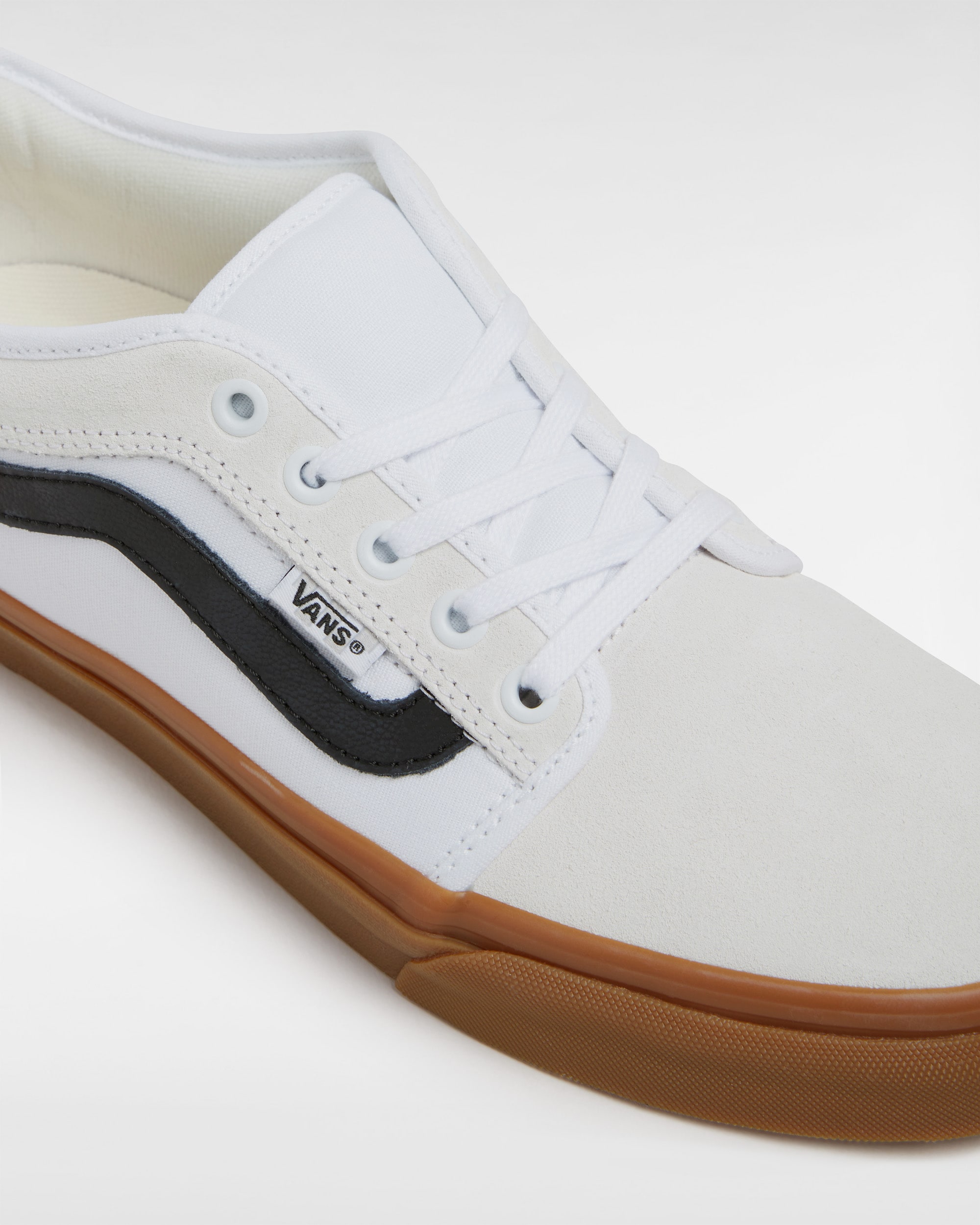 Skate Chukka Low Sidestripe Shoes VANS White ALT3