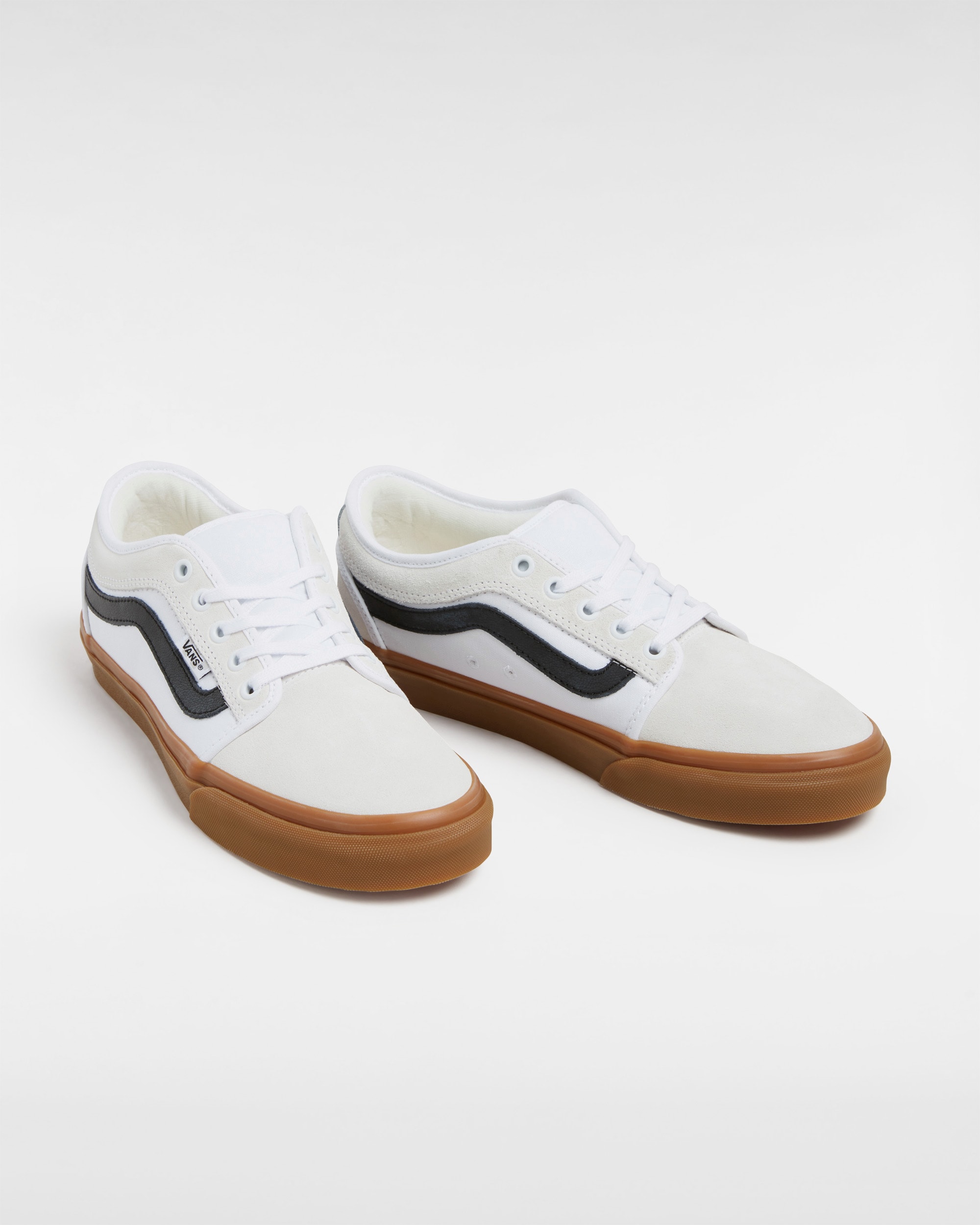 Skate Chukka Low Sidestripe Shoes VANS White ALT1