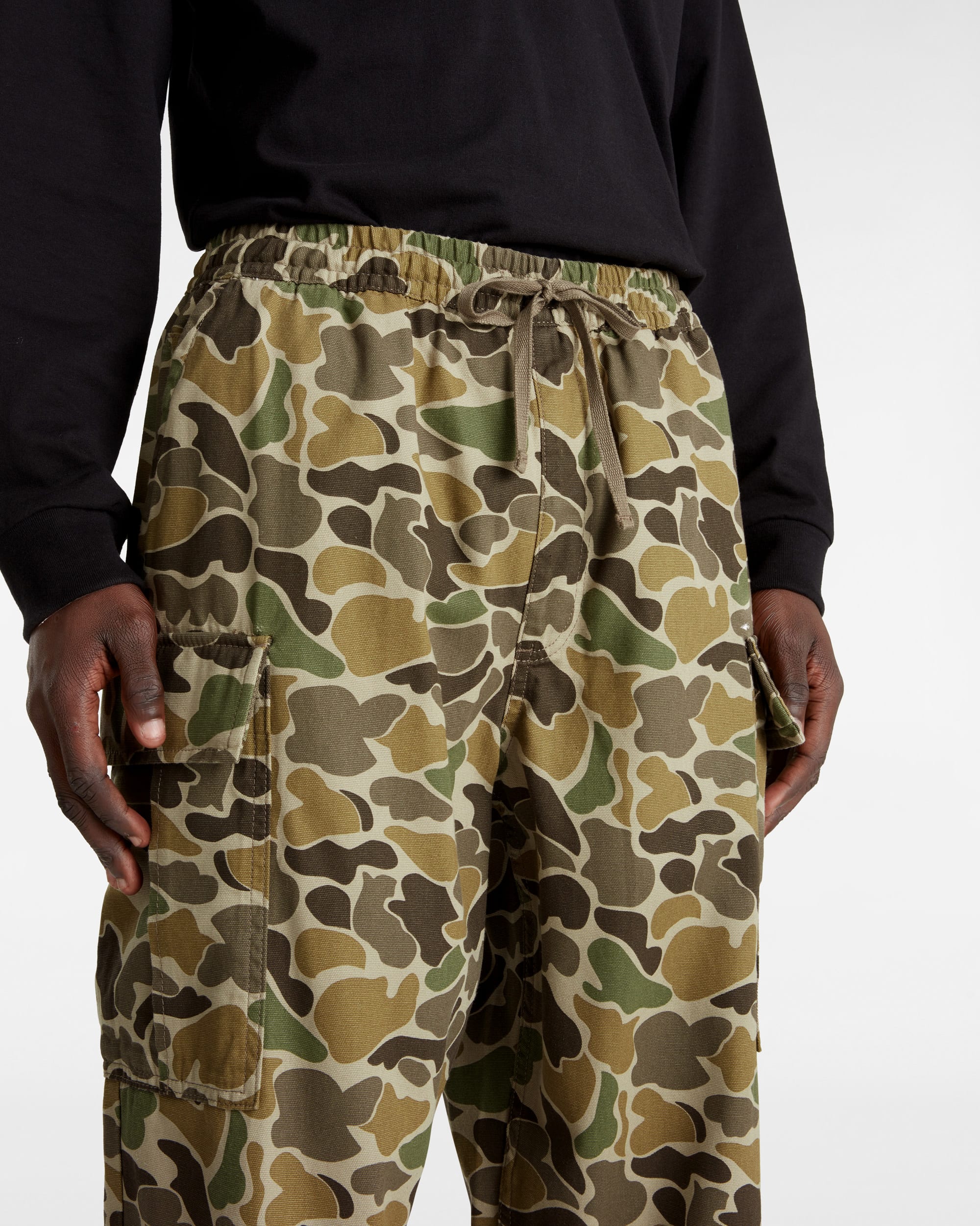 Range Baggy Tapered Elastic Cargohose VANS Braun ALT6