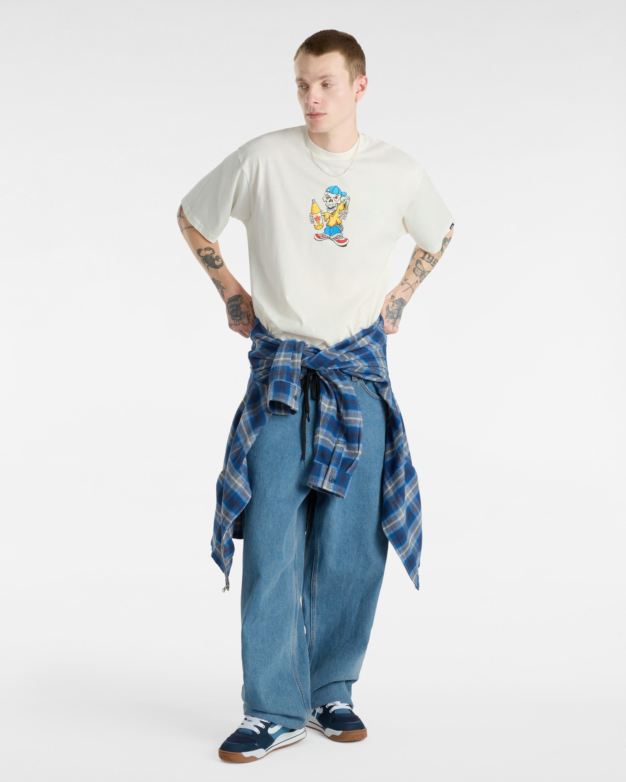 Reggie TShirt VANS White ALT4