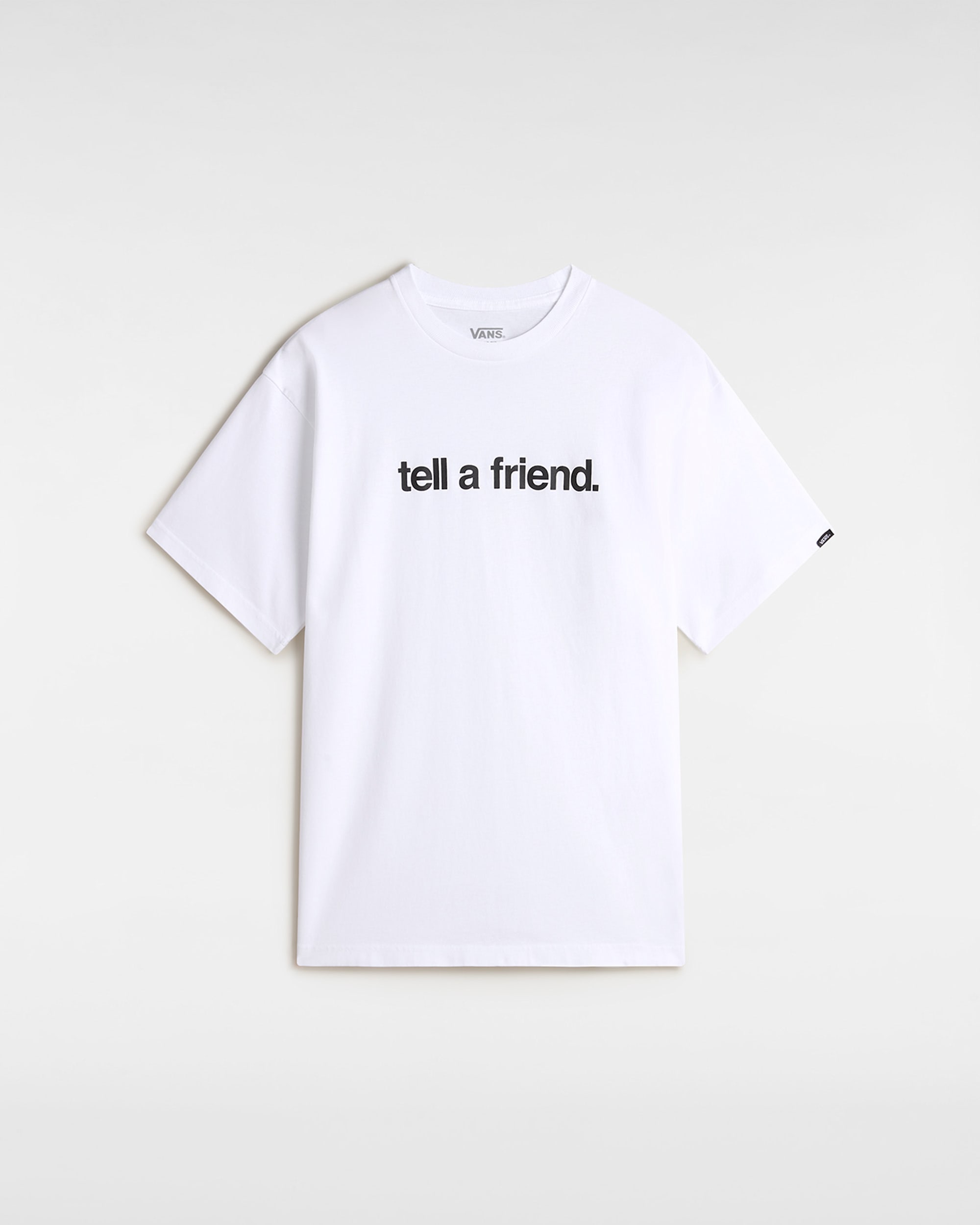 Tshirt Tell a Friend VANS Blanc HERO