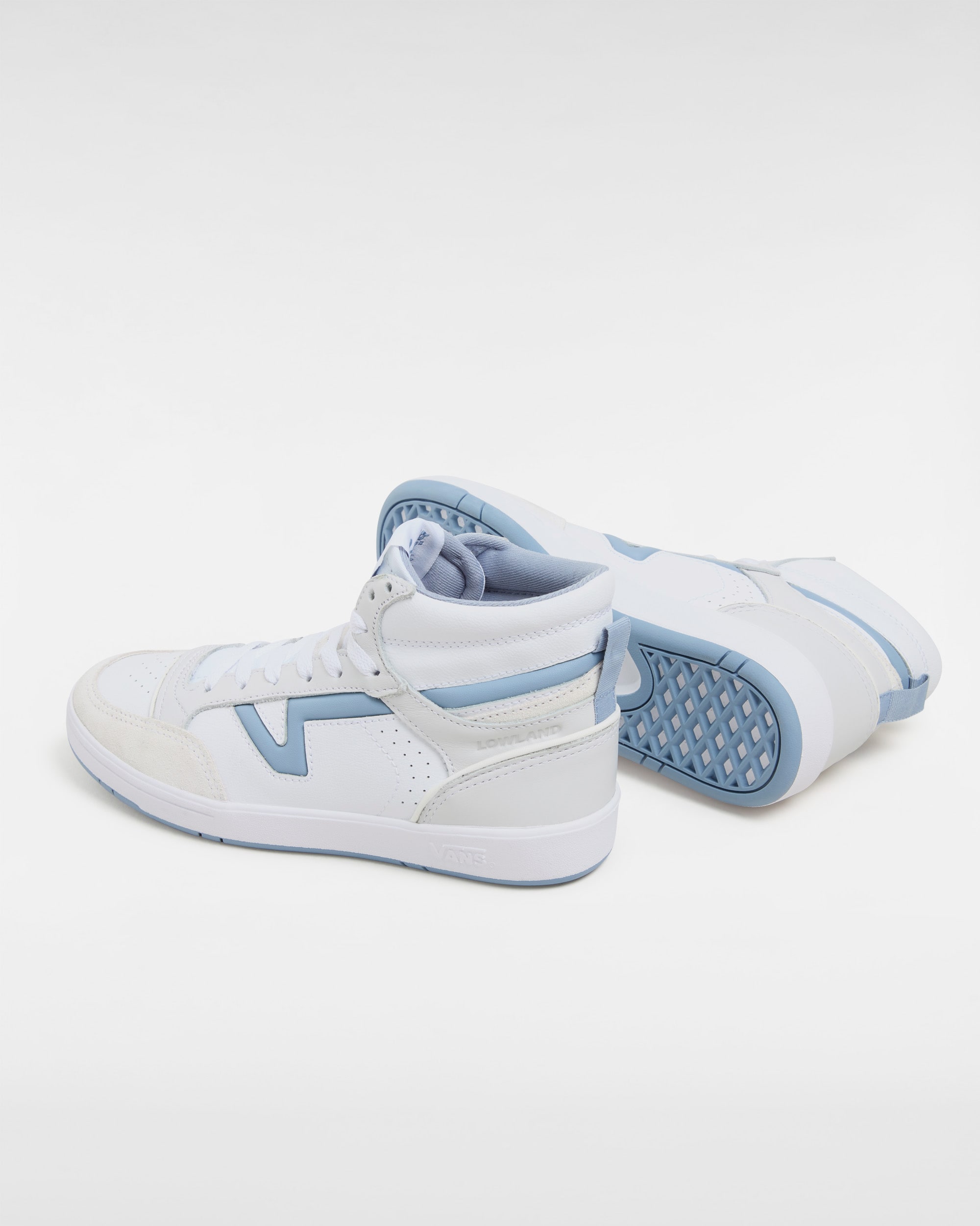 Lowland Mid ComfyCush JMP Shoes VANS WhiteBlue ALT2
