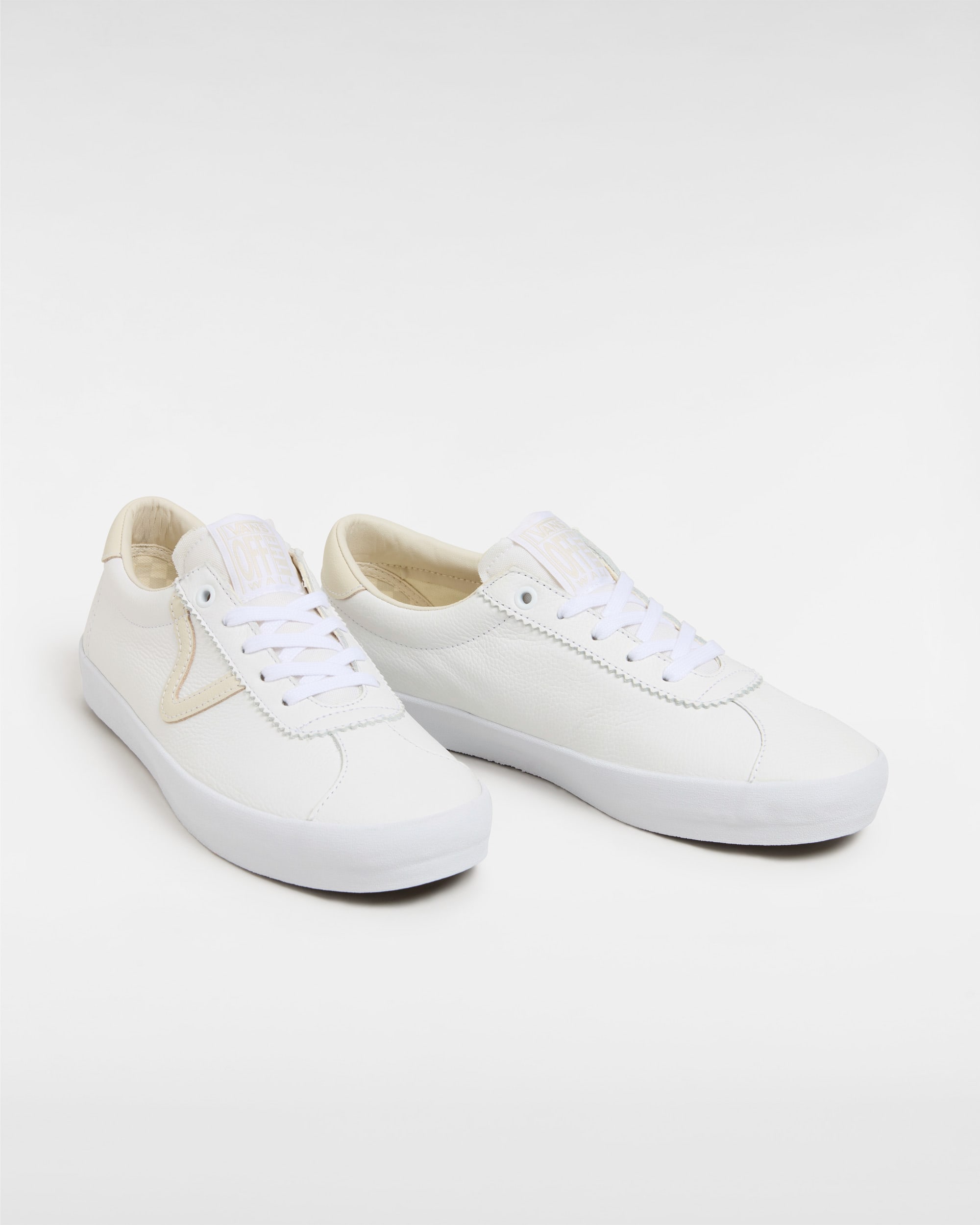 Chaussures Skate Sport VANS BlancBeige ALT1