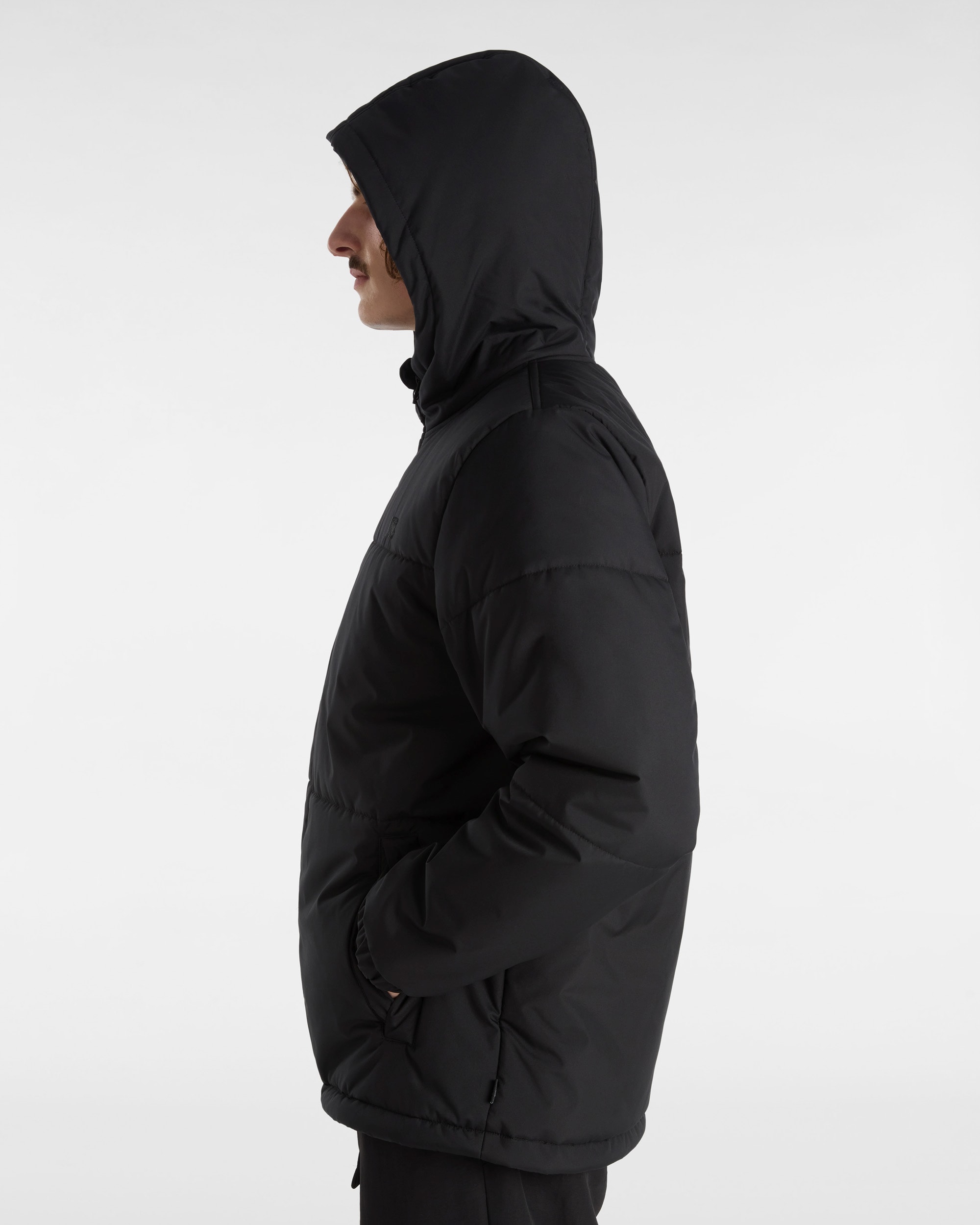 MTE Norris Hooded Puffer Jacke VANS Schwarz ALT4