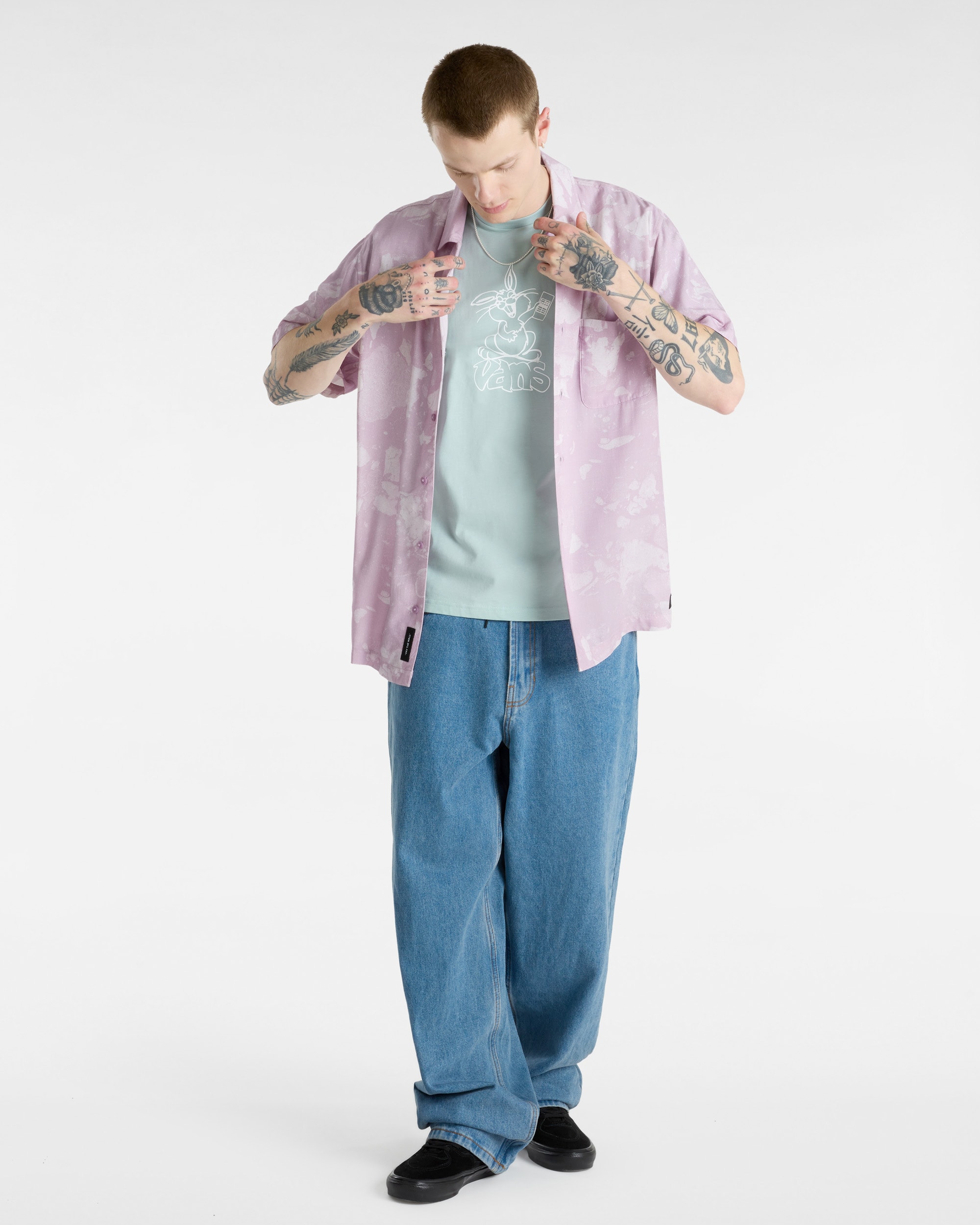 Tshirt Crazy Eddy VANS Azul ALT4