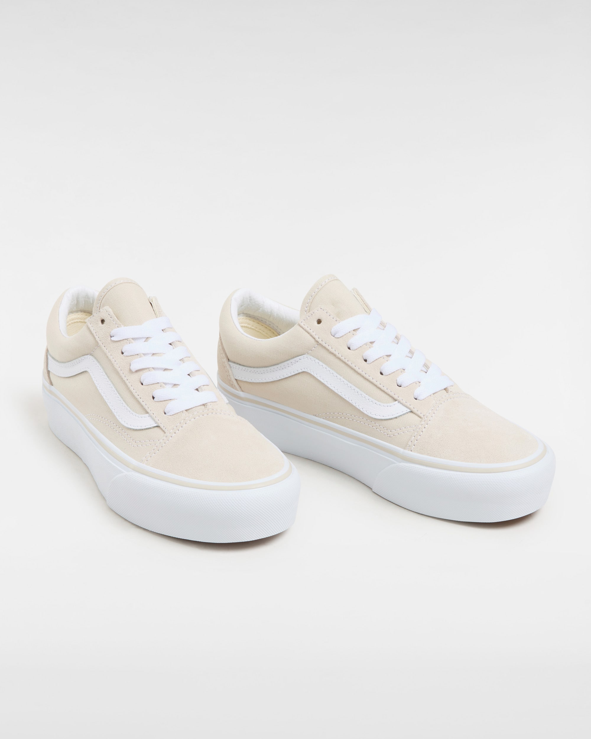 Old Skool Platform Shoes VANS Beige ALT1
