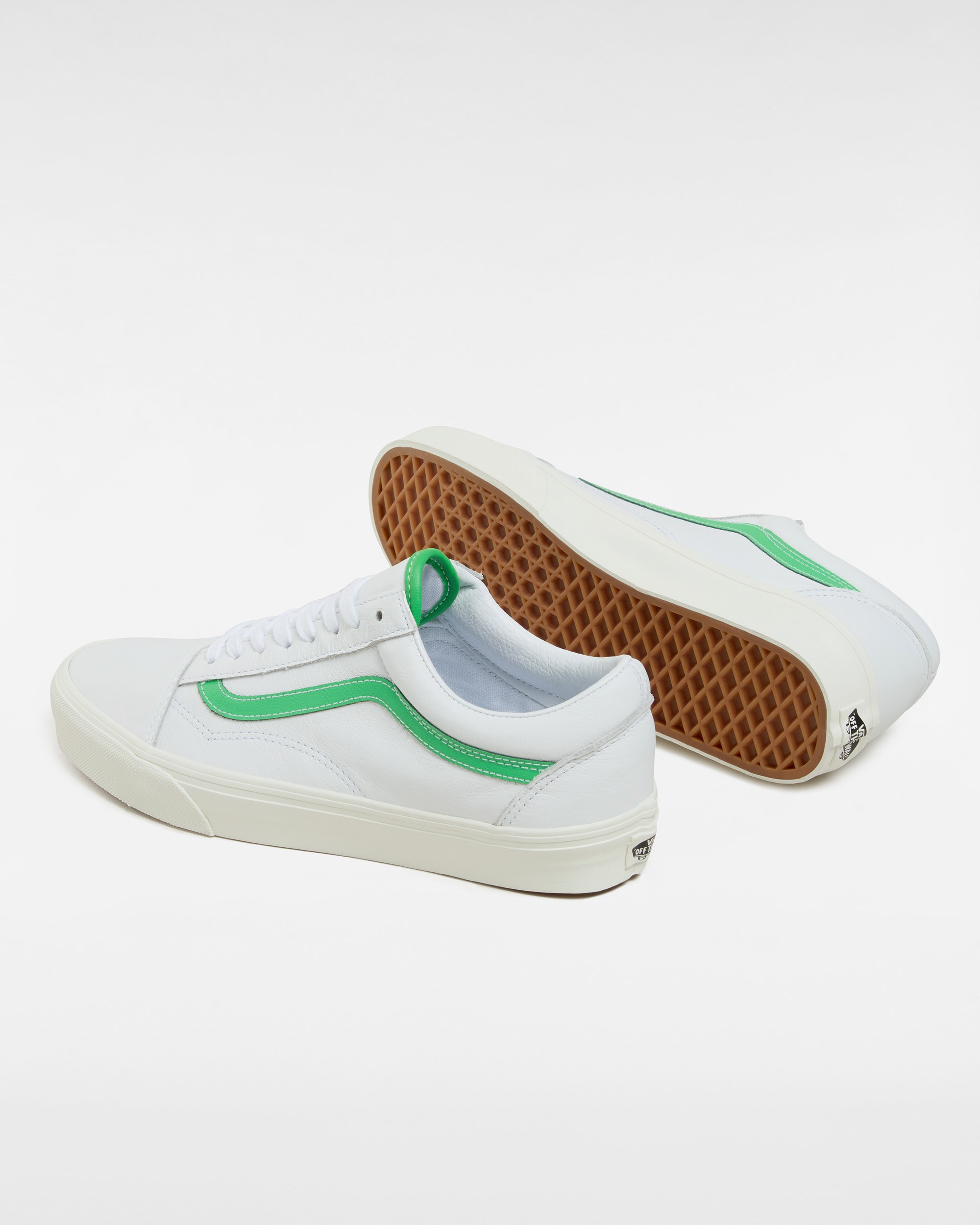Chaussures en daim Old Skool VANS Blanc ALT2
